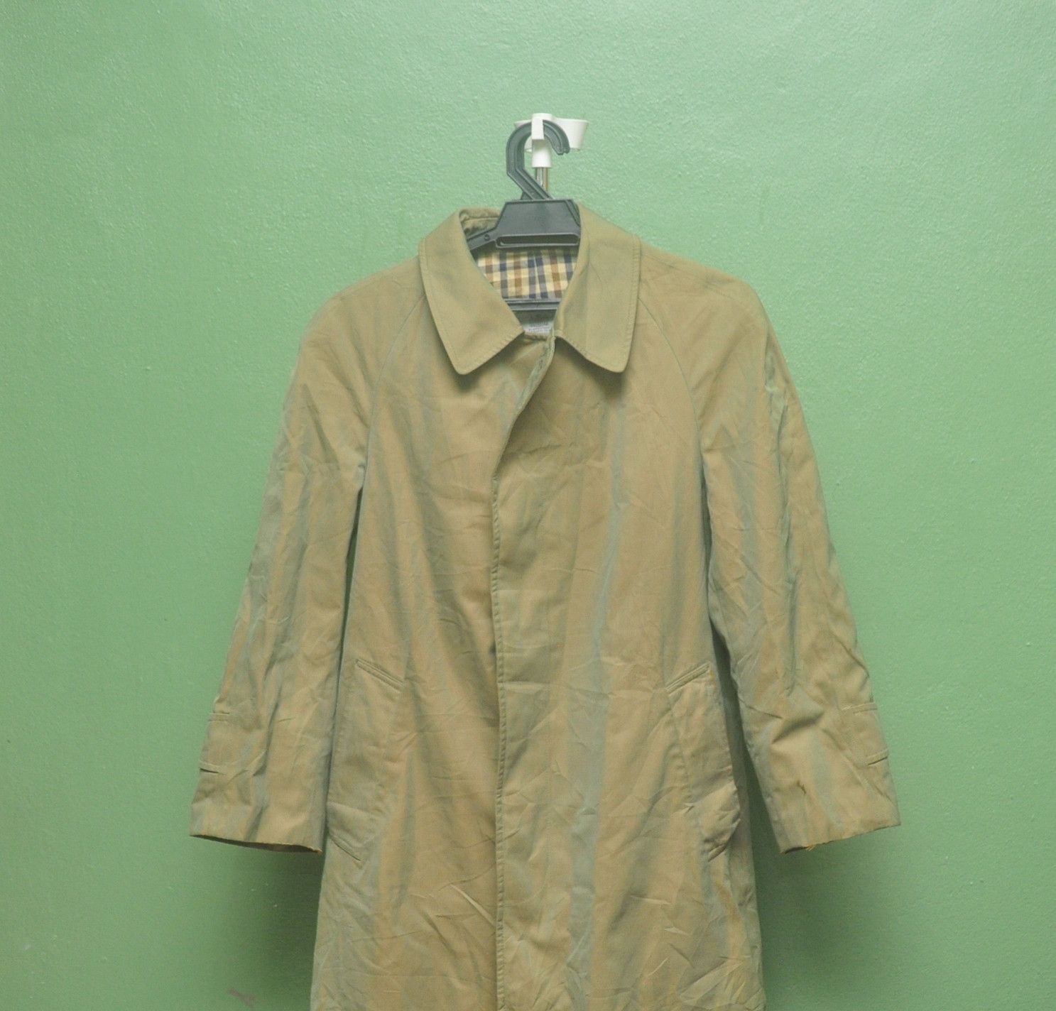 Aquascutum × Japanese Brand × Vintage Vintage Aquascutum Trench Coats Made in England Size US L / EU 52-54 / 3 - 3 Thumbnail