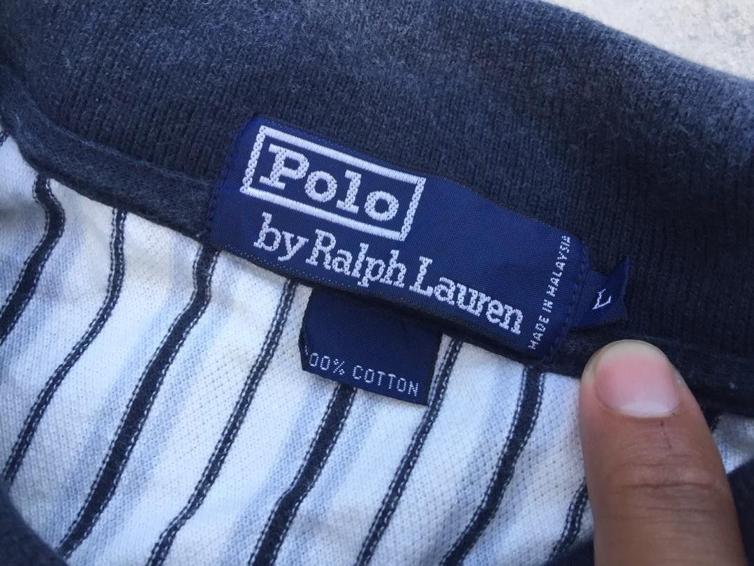 Polo Ralph Lauren × Vintage Vintage Polo Ralph Lauren Stripes Short Sleeve Shirt Size US L / EU 52-54 / 3 - 6 Thumbnail