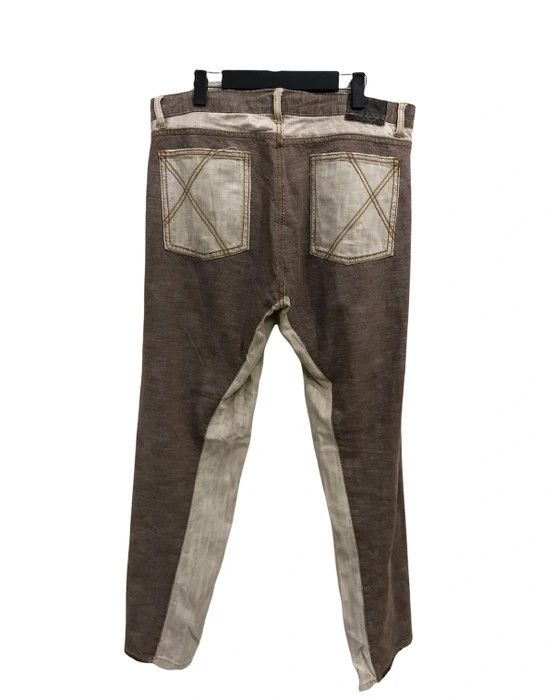 Japanese Brand Japanese Brand Two Tone Denim Casual Pant Size US 35 - 3 Thumbnail