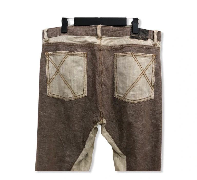 Japanese Brand Japanese Brand Two Tone Denim Casual Pant Size US 35 - 7 Thumbnail