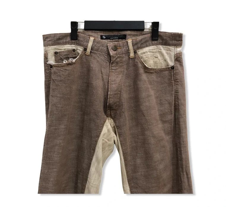 Japanese Brand Japanese Brand Two Tone Denim Casual Pant Size US 35 - 4 Thumbnail