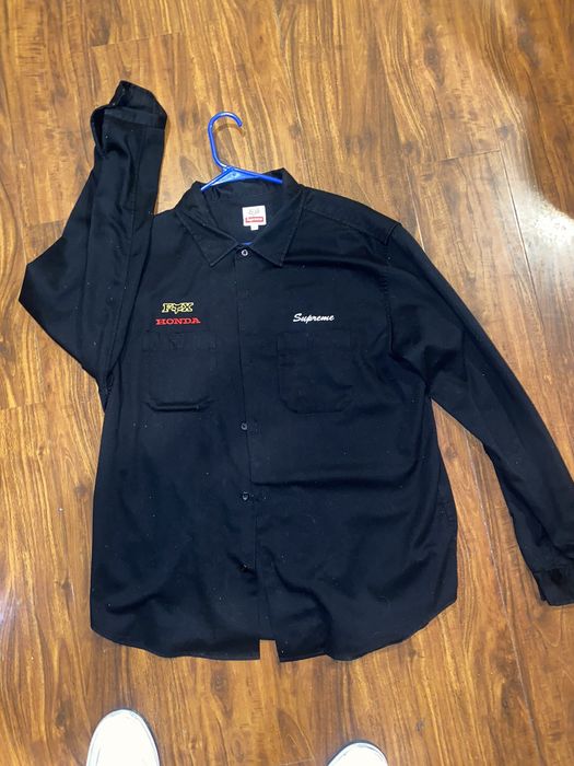 Supreme Supreme Honda Fox Racing Work Shirt | Grailed