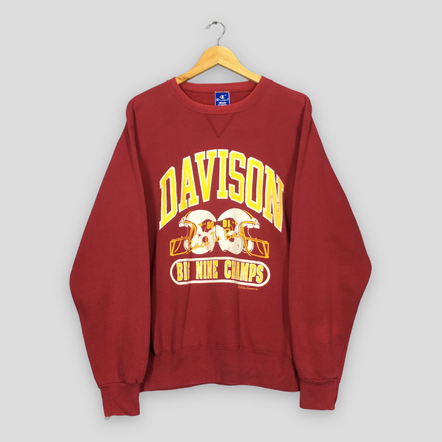 Champion × Vintage Vintage 90s Champion Davison Cardinals Football Sweatshirt Size US XL / EU 56 / 4 - 1 Thumbnail
