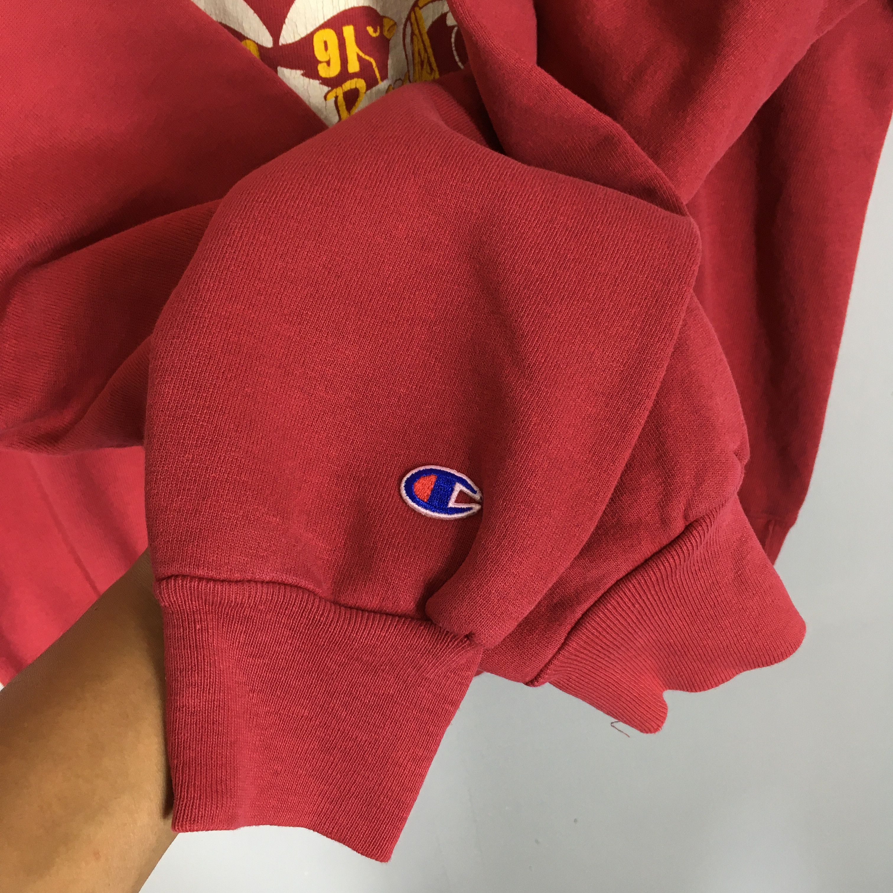 Champion × Vintage Vintage 90s Champion Davison Cardinals Football Sweatshirt Size US XL / EU 56 / 4 - 4 Thumbnail
