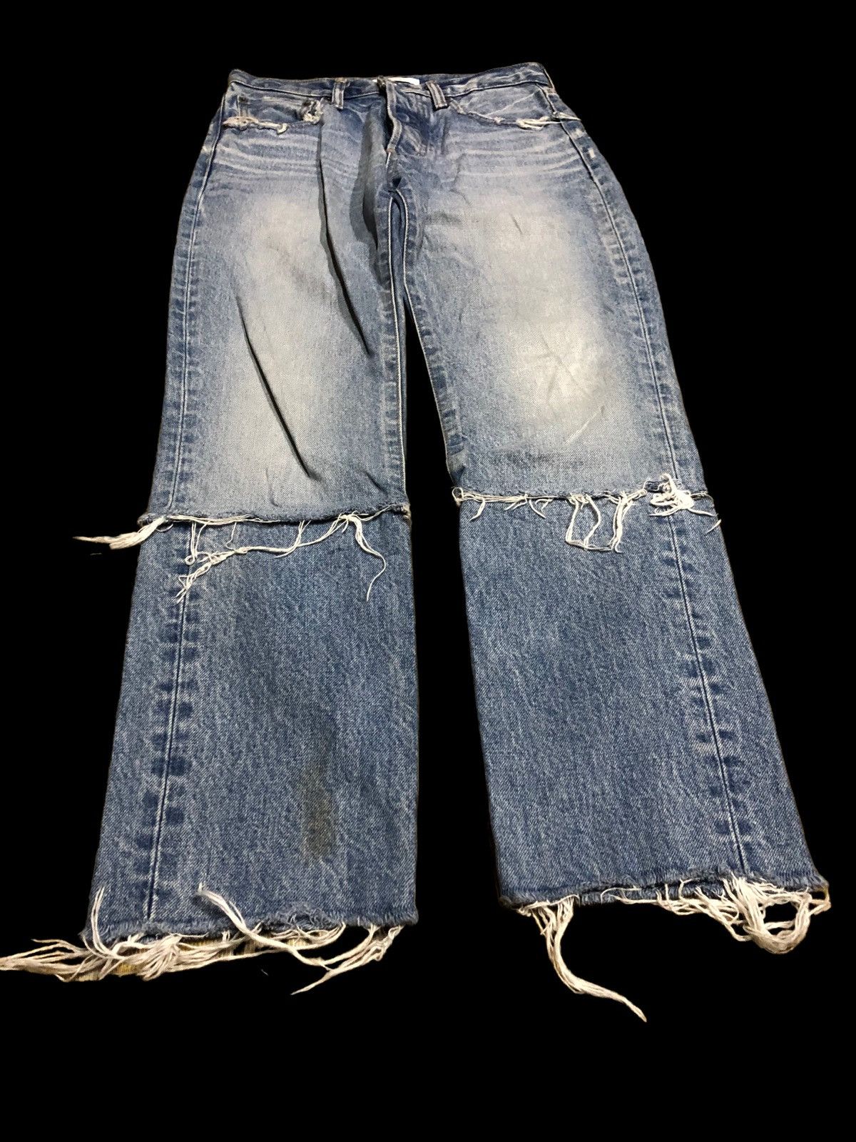 Japanese Brand × MOUSSY CROPPED DENIM BY MOUSSY JAPAN Size US 27 - 3 Thumbnail