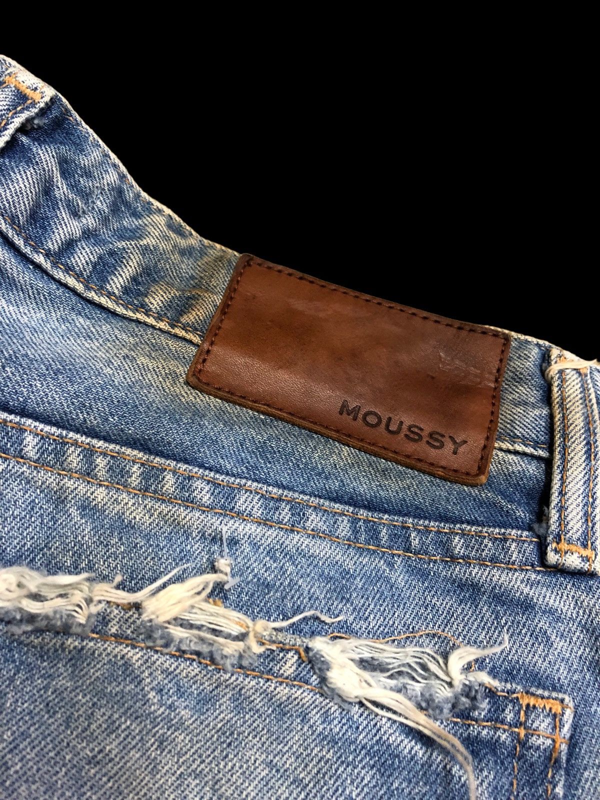 Japanese Brand × MOUSSY CROPPED DENIM BY MOUSSY JAPAN Size US 27 - 8 Thumbnail