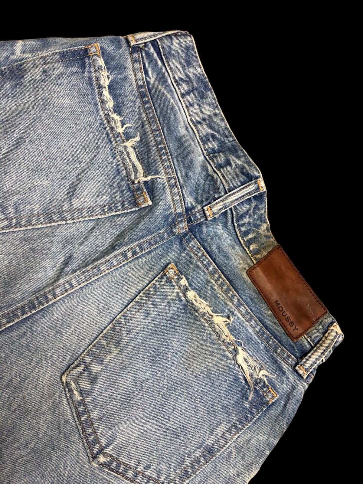 Japanese Brand × MOUSSY CROPPED DENIM BY MOUSSY JAPAN Size US 27 - 7 Thumbnail