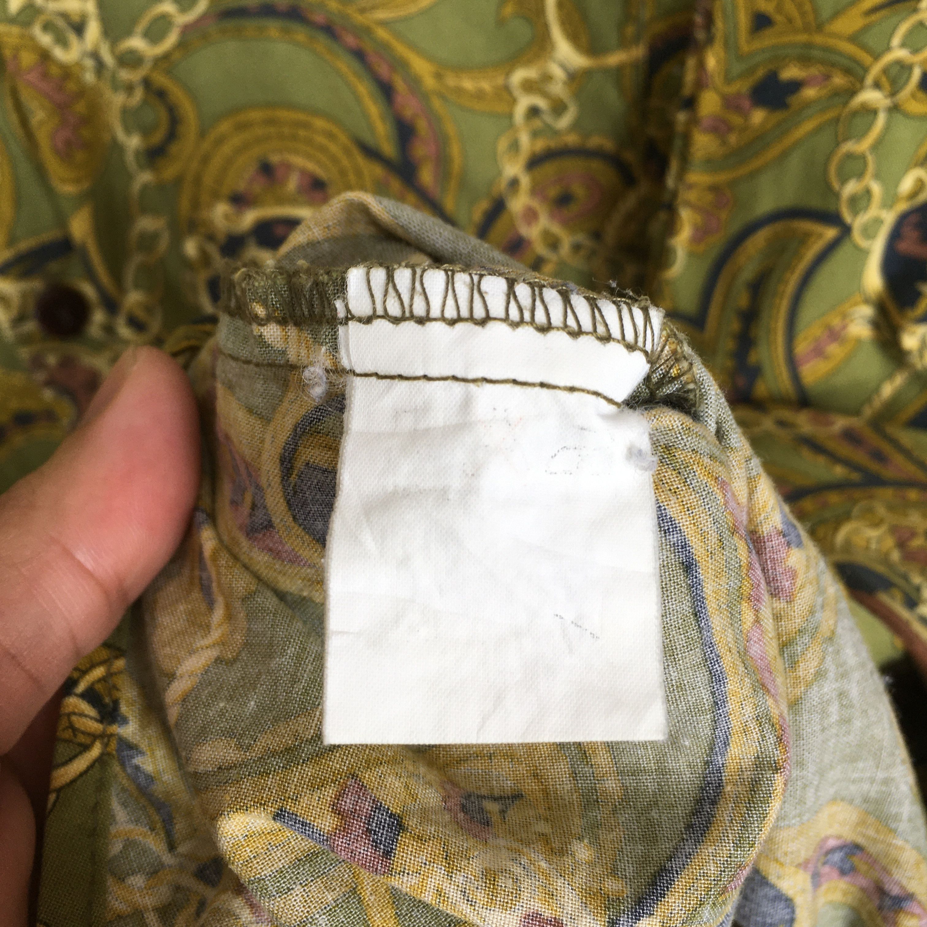 Japanese Brand × Vintage Vintage Novelty Baroque Gold Chain Shirt Size L Size US L / EU 52-54 / 3 - 6 Thumbnail