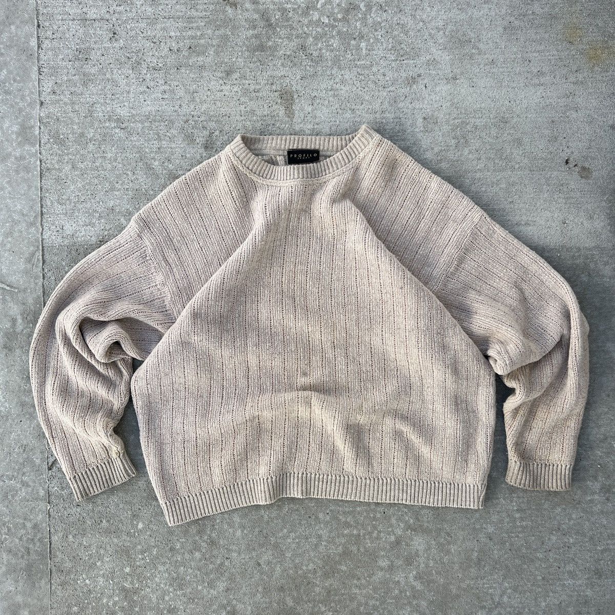 Coogi × Vintage Vintage Beige Knit Pullover Size US L / EU 52-54 / 3 - 1 Thumbnail