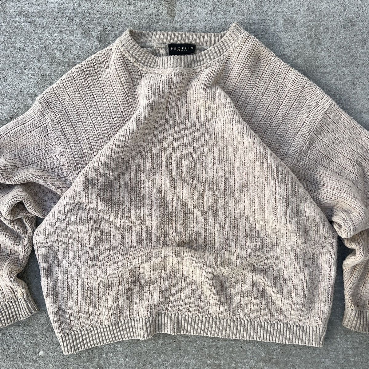 Coogi × Vintage Vintage Beige Knit Pullover Size US L / EU 52-54 / 3 - 2 Thumbnail