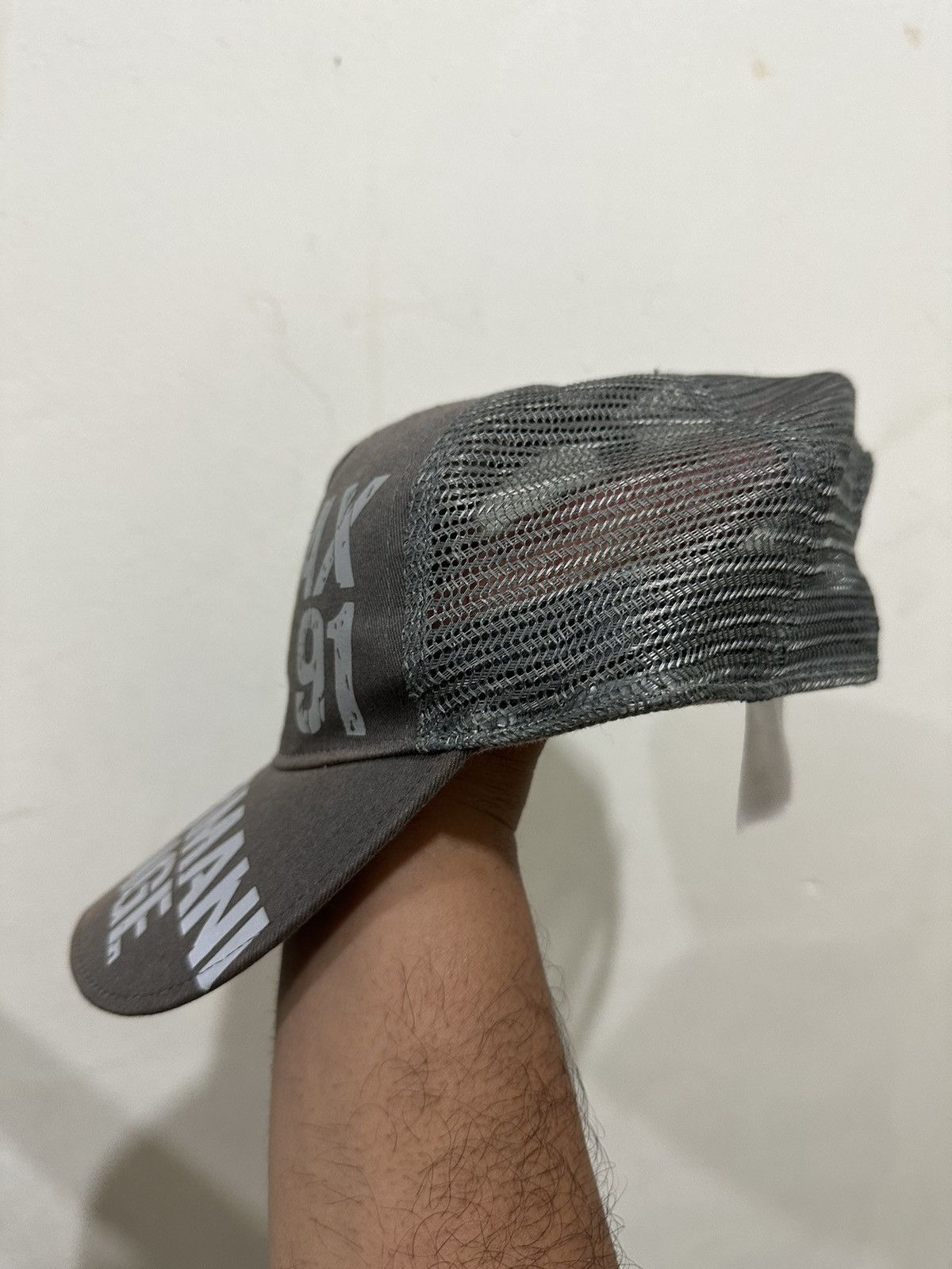 Armani Exchange Armani Exchange Embroid Trucker Hat Size ONE SIZE - 3 Thumbnail