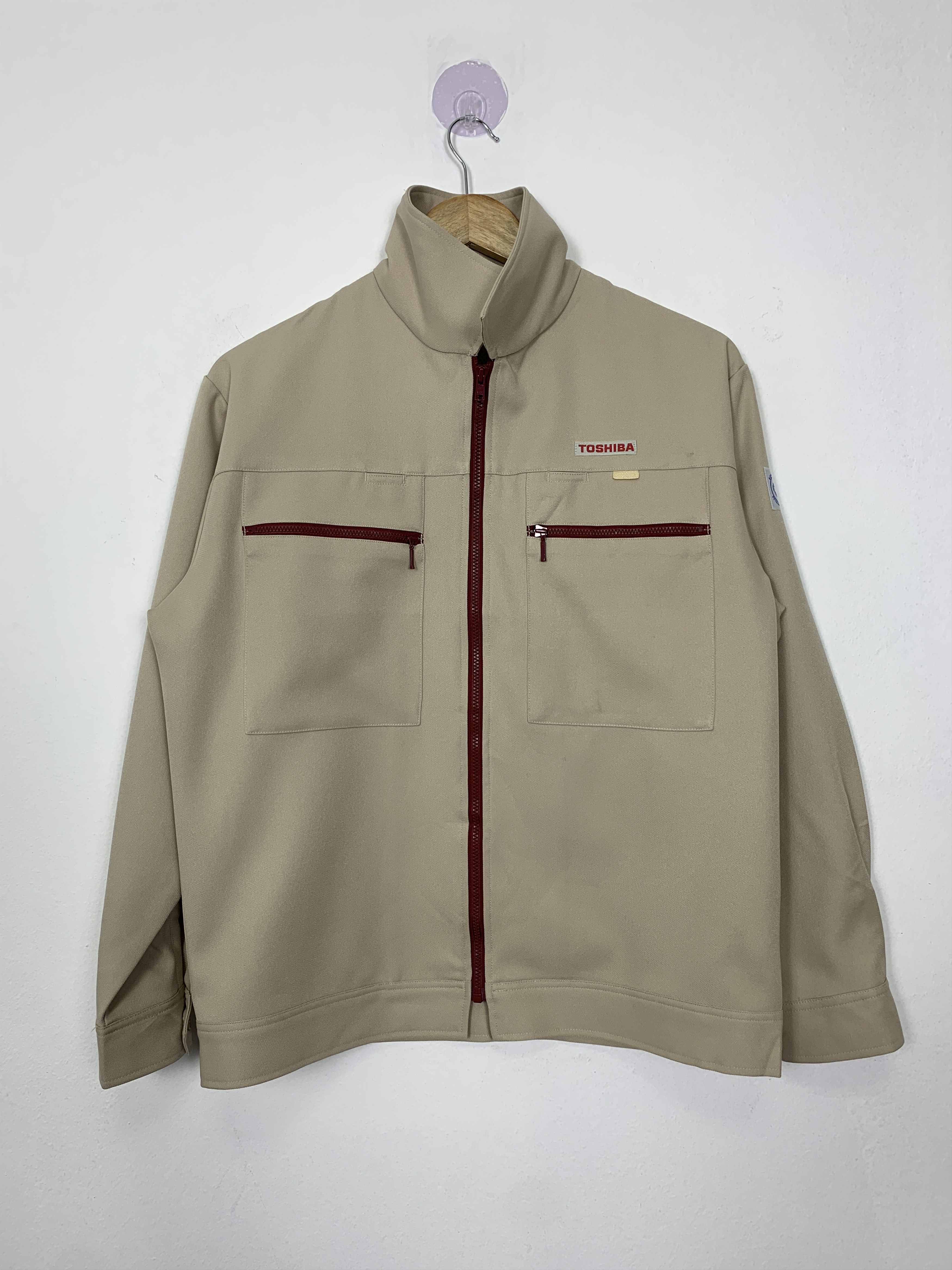 Vintage Vintage TOSHIBA Worker Jacket J1016 Size US M / EU 48-50 / 2 - 1 Thumbnail
