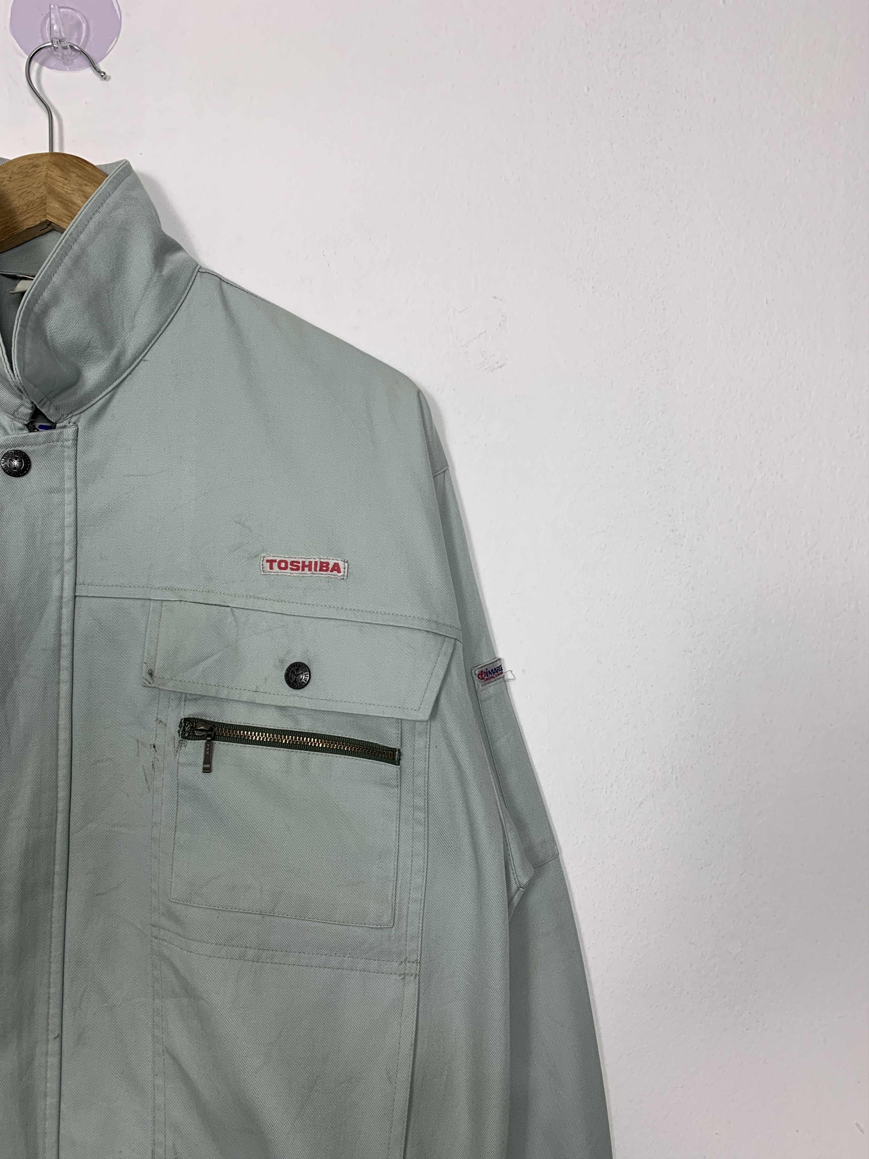 Japanese Brand Vintage TOSHIBA Worker Jacket J1008 Size US M / EU 48-50 / 2 - 4 Thumbnail