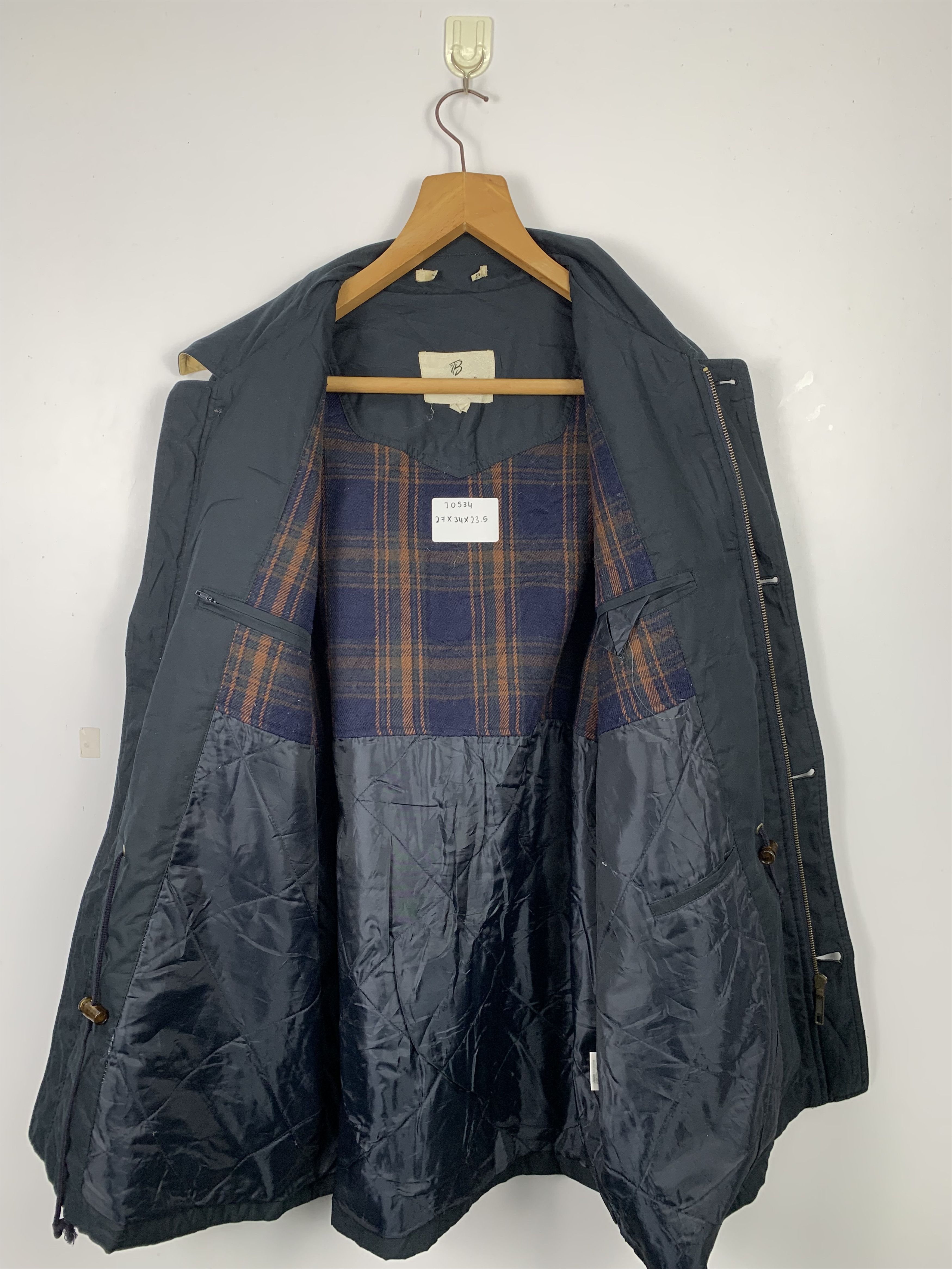 Japanese Brand Vintage TROY BROS Checkered Lining Button Up Jacket J0534 Size US L / EU 52-54 / 3 - 10 Thumbnail