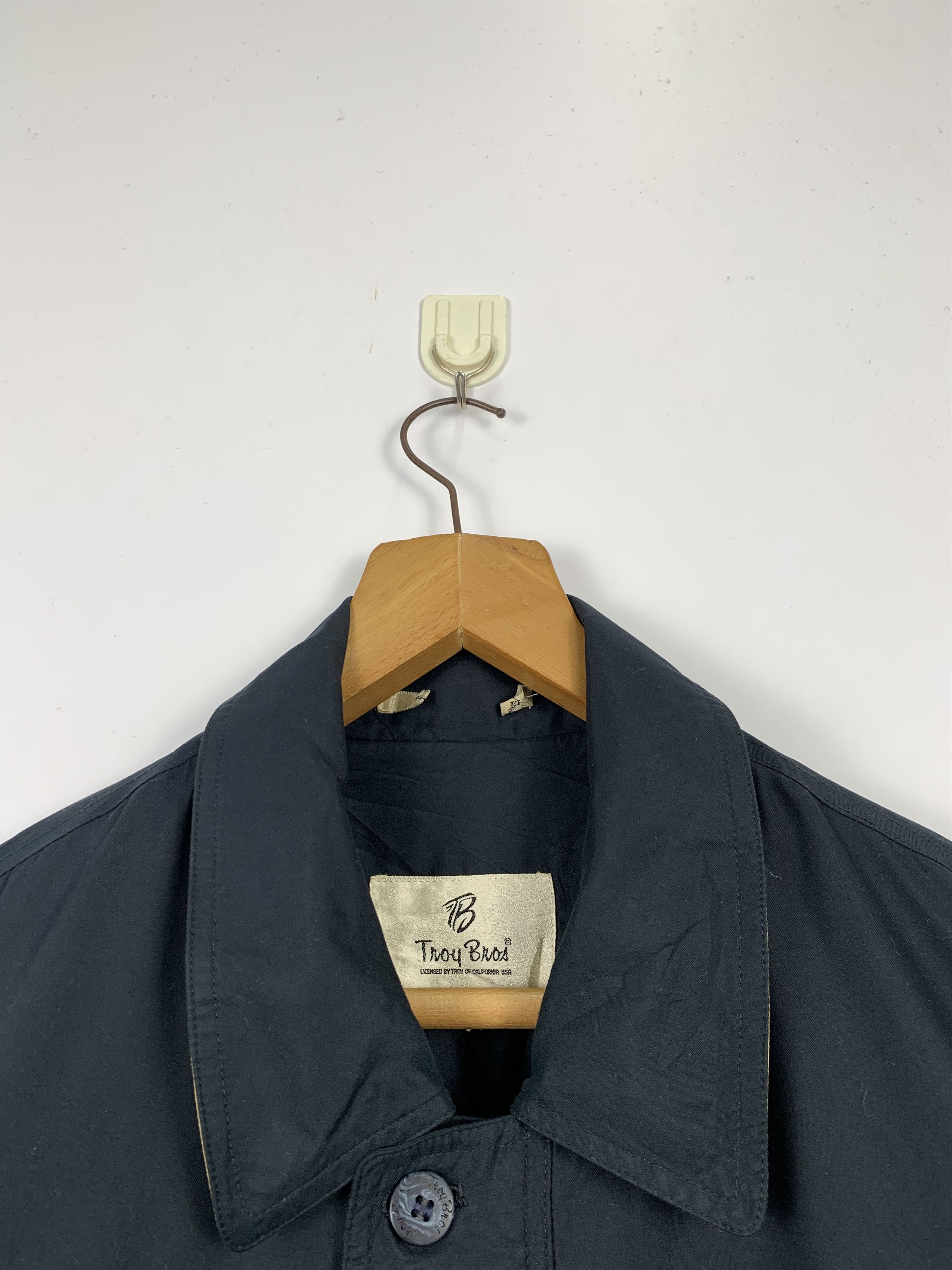 Japanese Brand Vintage TROY BROS Checkered Lining Button Up Jacket J0534 Size US L / EU 52-54 / 3 - 7 Thumbnail