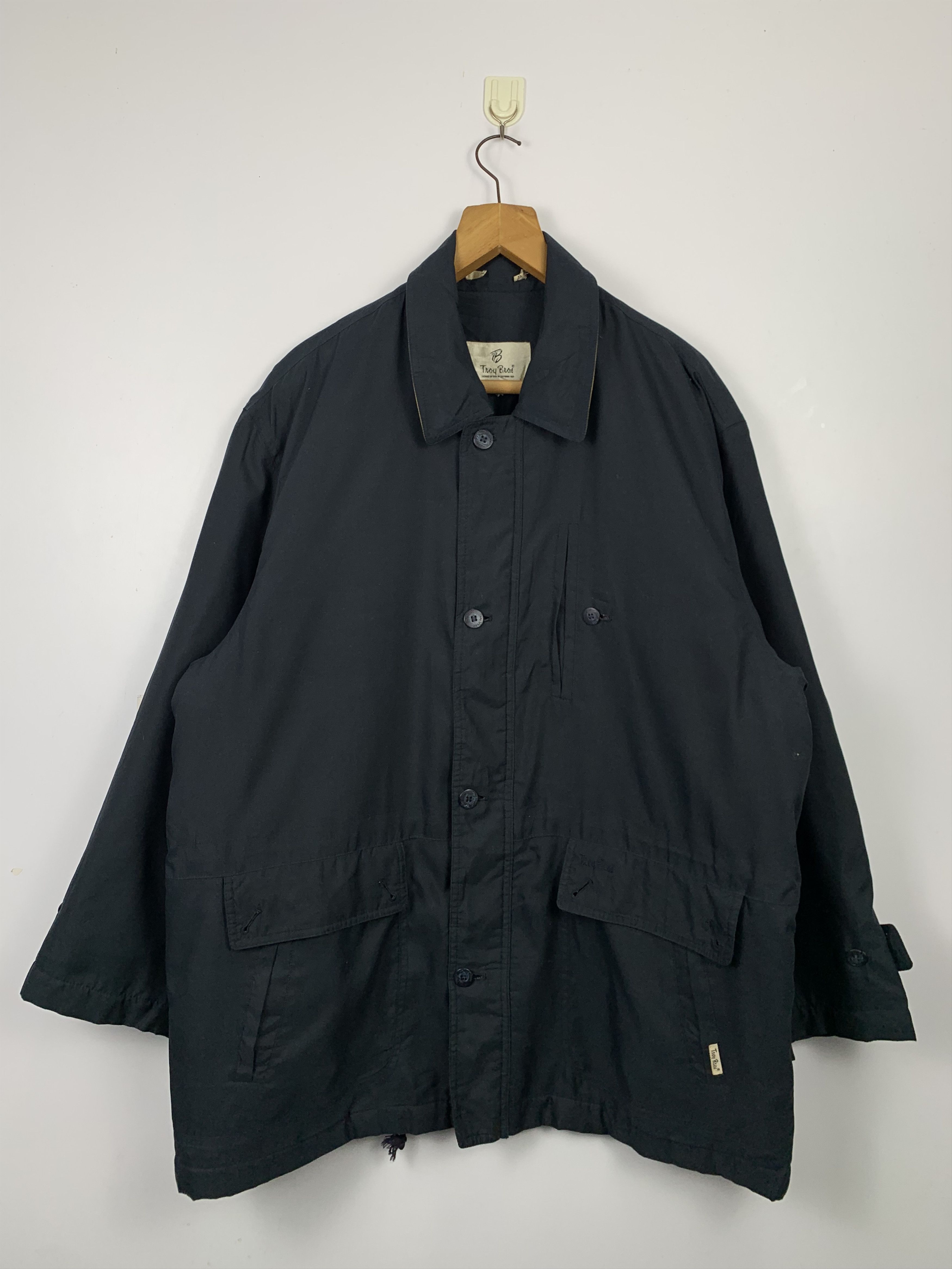 Japanese Brand Vintage TROY BROS Checkered Lining Button Up Jacket J0534 Size US L / EU 52-54 / 3 - 1 Thumbnail