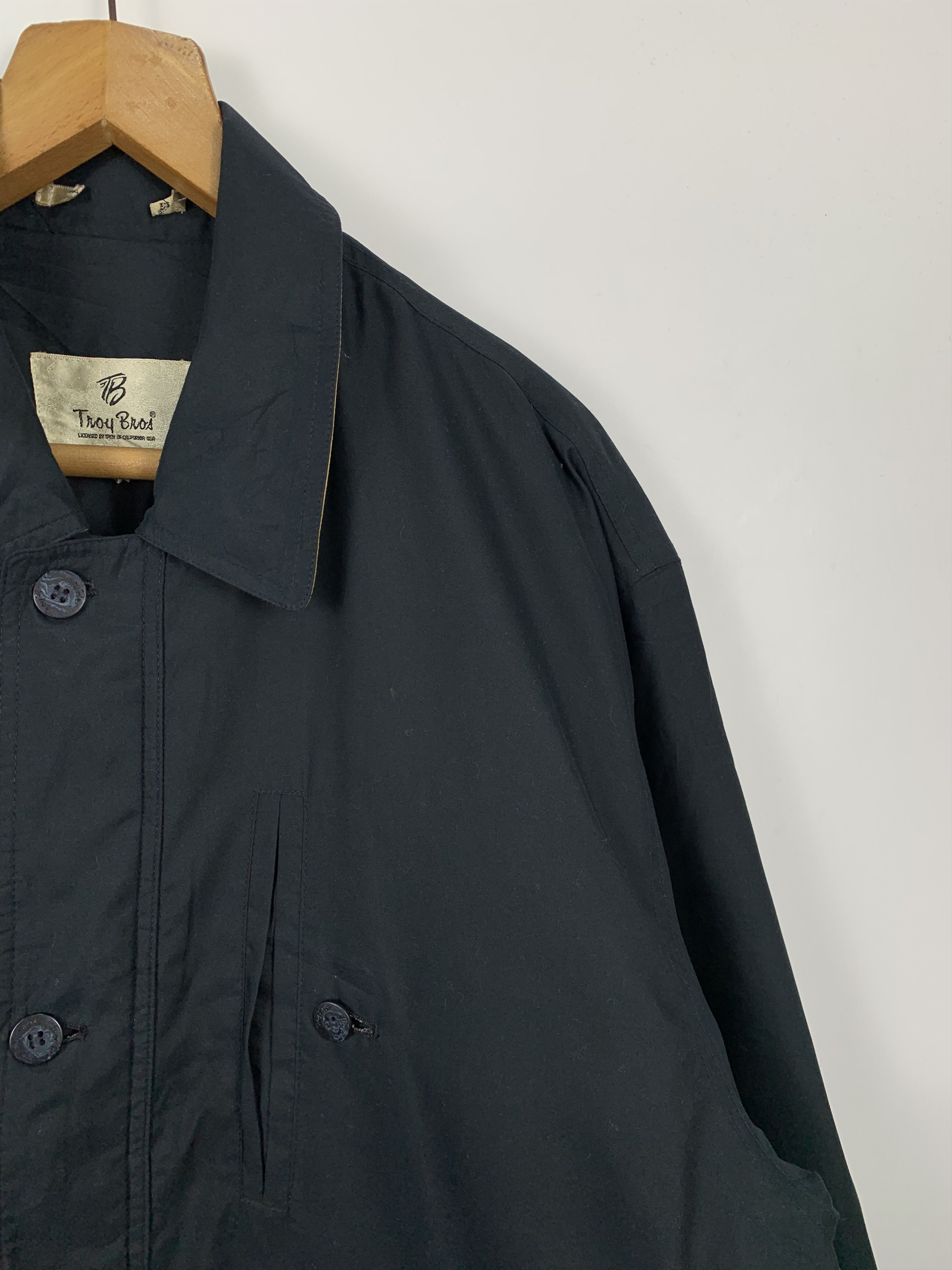 Japanese Brand Vintage TROY BROS Checkered Lining Button Up Jacket J0534 Size US L / EU 52-54 / 3 - 6 Thumbnail