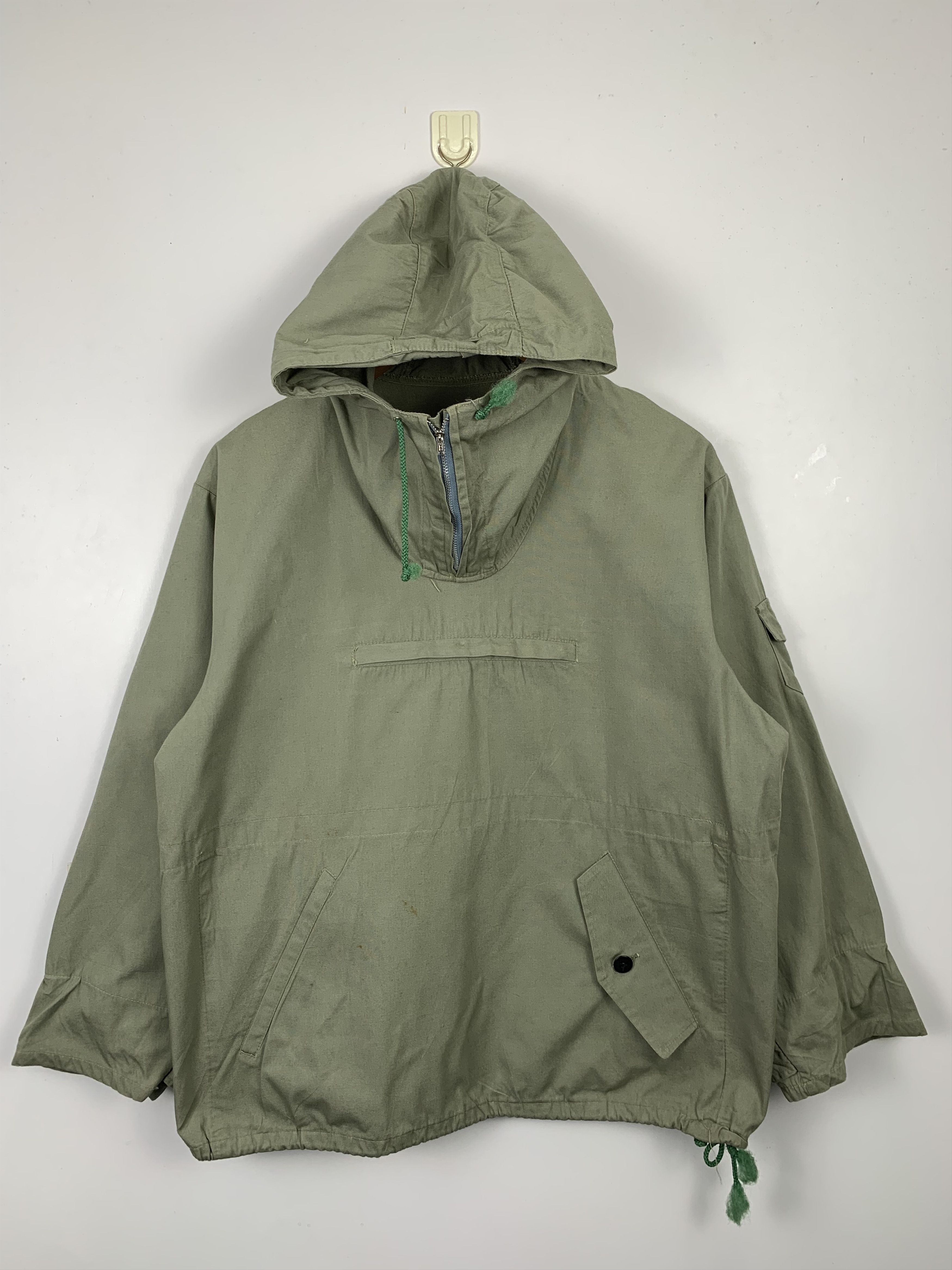 Japanese Brand Vintage JAPANESE BRAND Anorak Military Hoodie Jacket J0557 Size US S / EU 44-46 / 1 - 1 Thumbnail