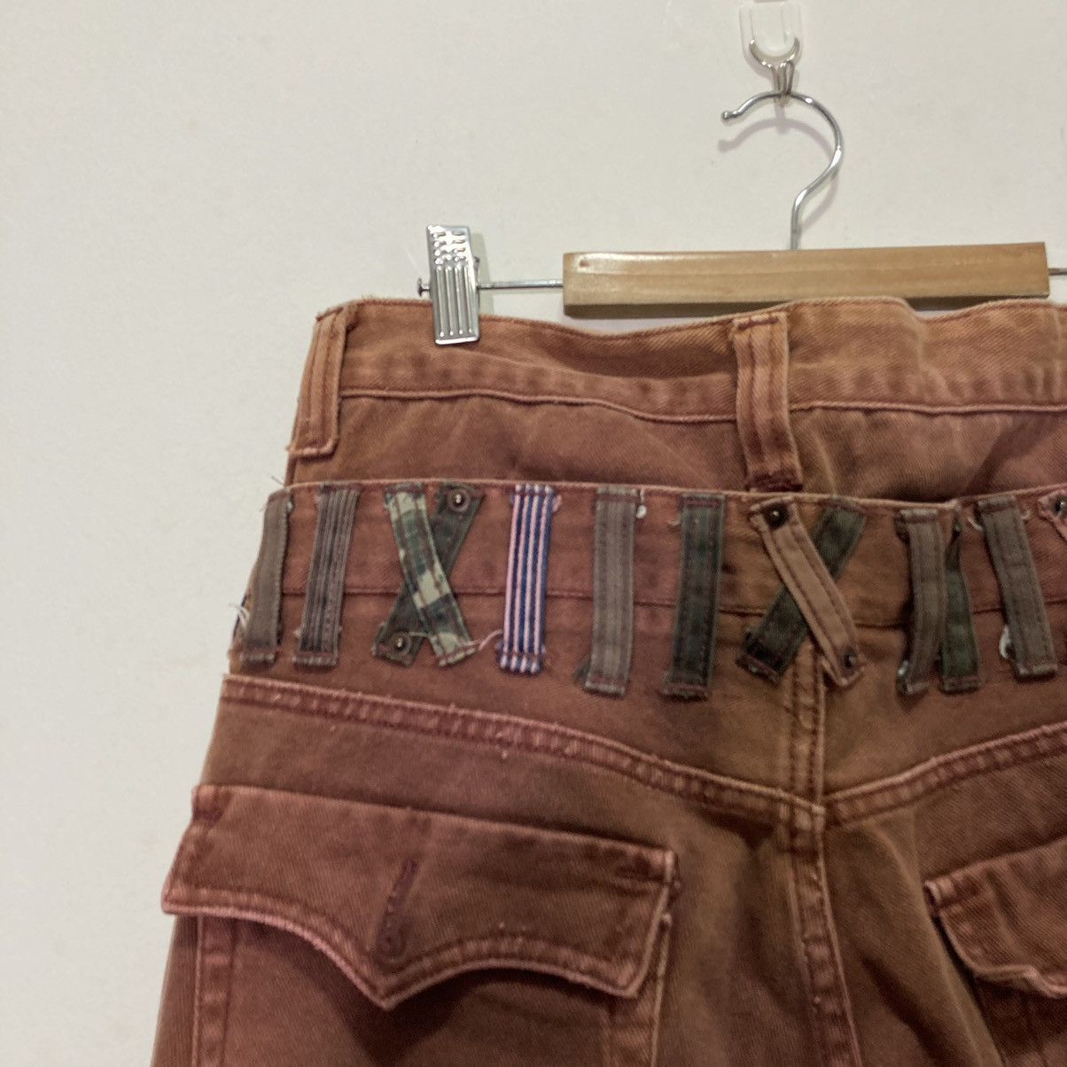 20471120 × Beauty Beast × Japanese Brand 🇯🇵 VINTAGE DOMINATED HANDCRAFTED DOUBLE WASIT PANTS Size US 30 / EU 46 - 9 Thumbnail