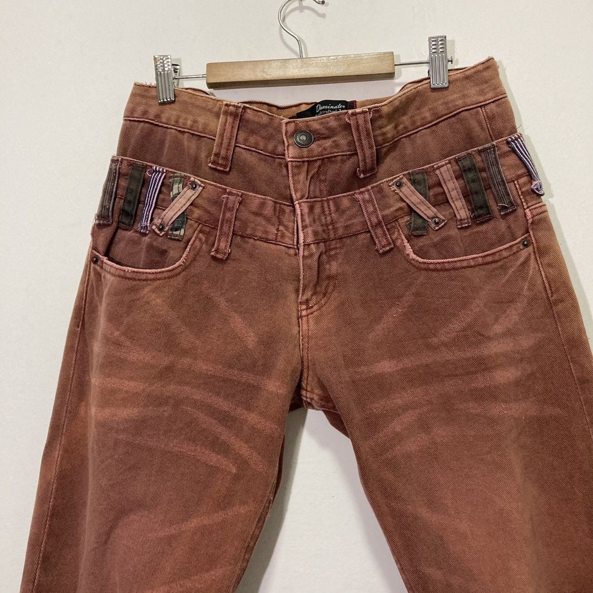 20471120 × Beauty Beast × Japanese Brand 🇯🇵 VINTAGE DOMINATED HANDCRAFTED DOUBLE WASIT PANTS Size US 30 / EU 46 - 2 Thumbnail