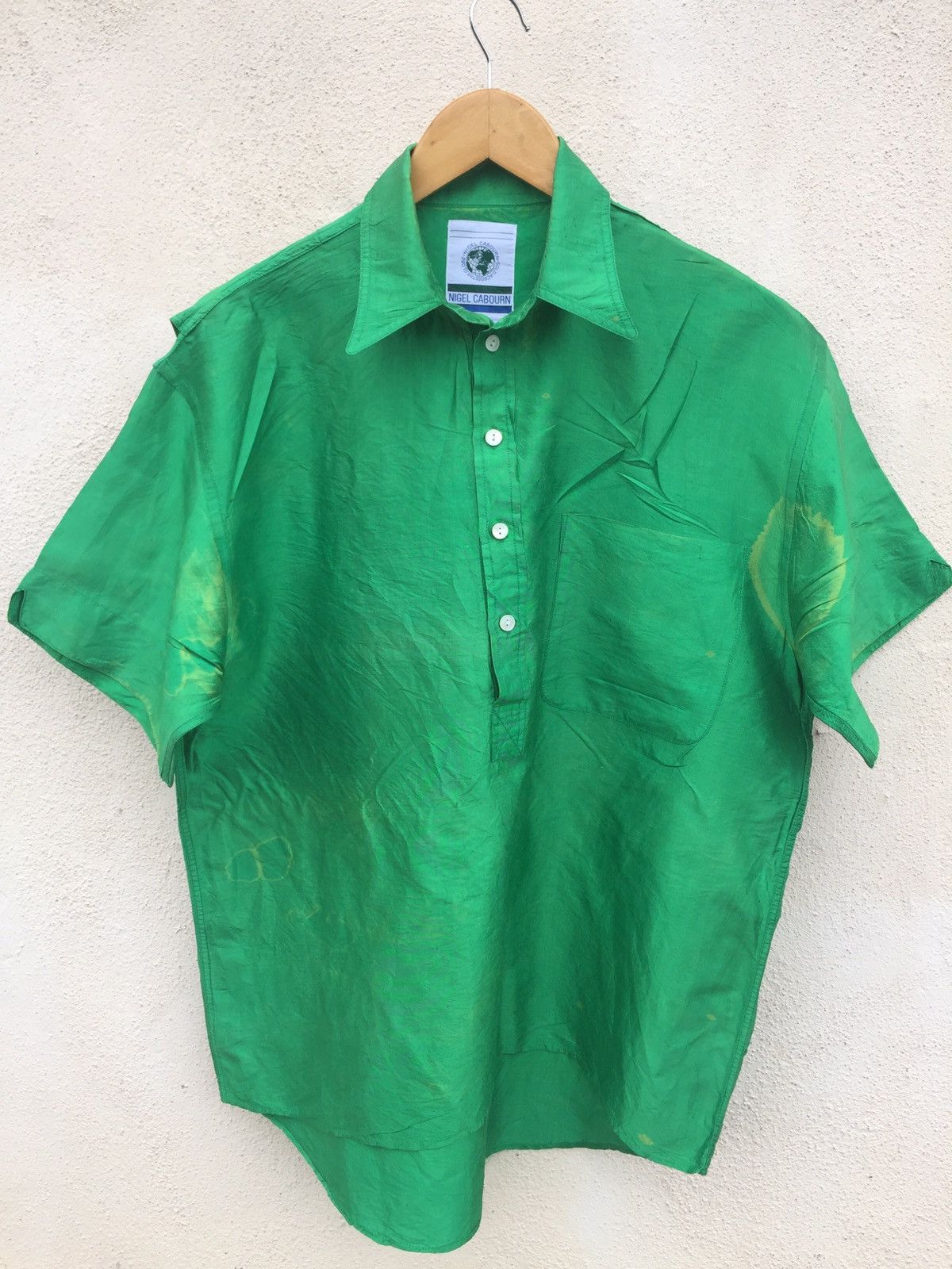 Nigel Cabourn NIGEL CABOURN SILK HALF BUTTONS SHIRT Size US M / EU 48-50 / 2 - 1 Thumbnail