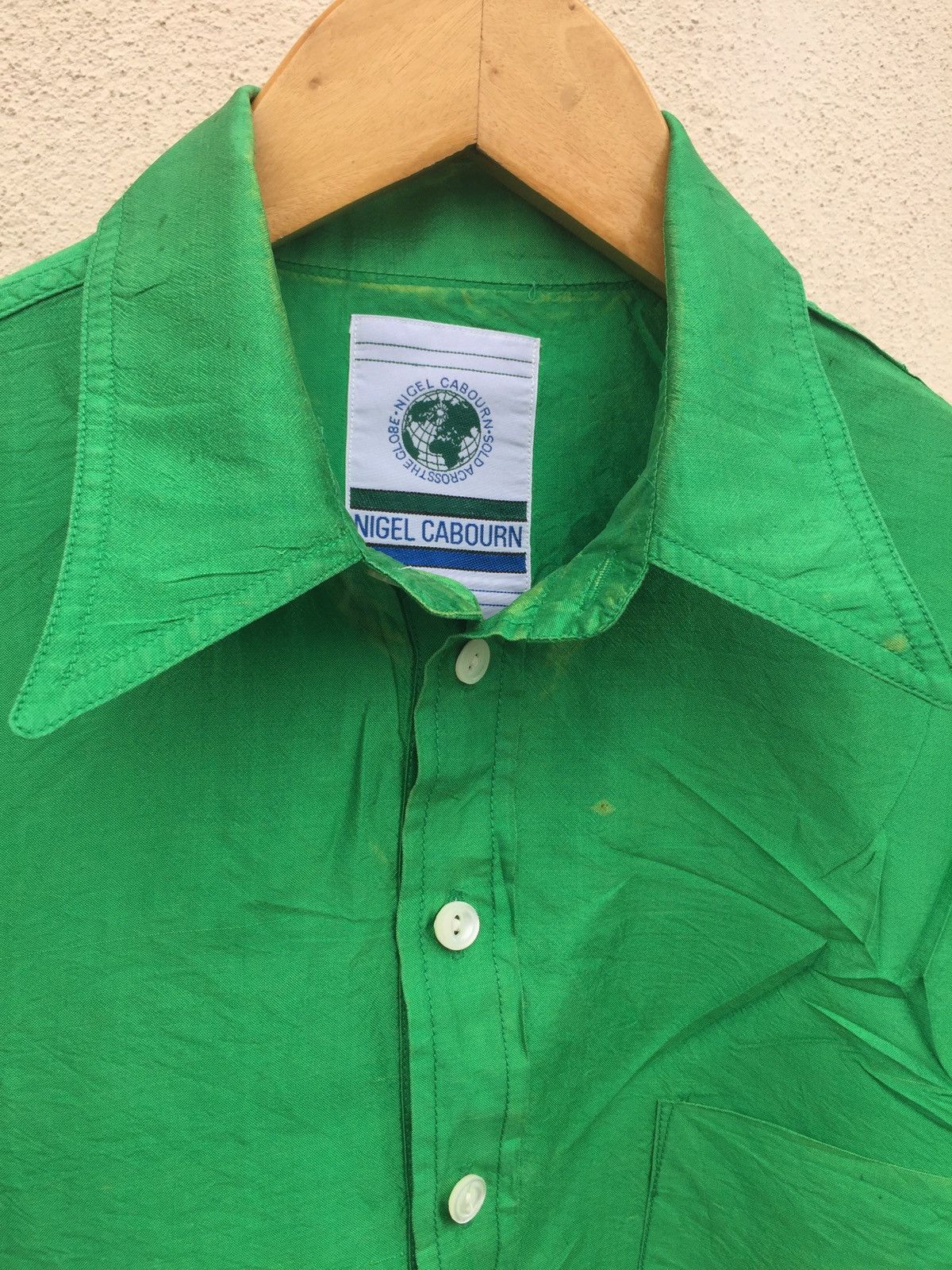 Nigel Cabourn NIGEL CABOURN SILK HALF BUTTONS SHIRT Size US M / EU 48-50 / 2 - 3 Thumbnail
