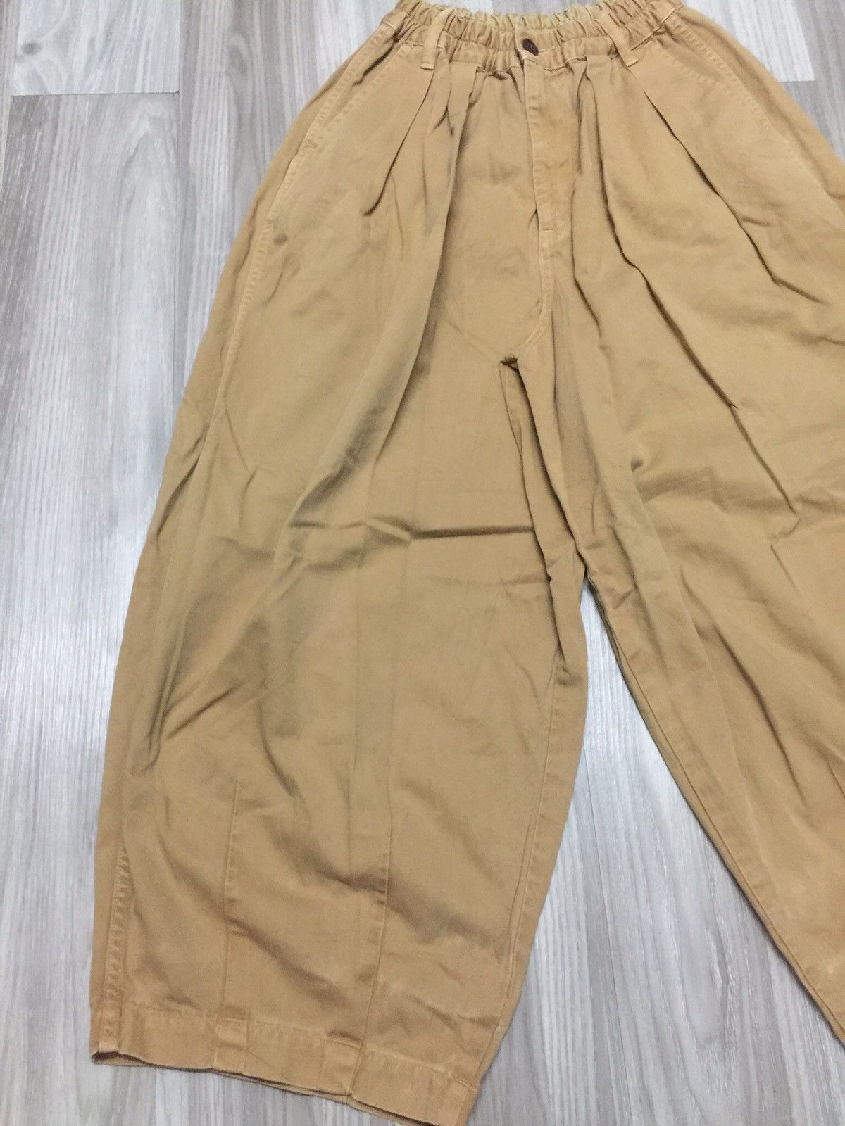 image of Harversty Baggy Wide Balloons Pant in Khaki, Men's (Size 29)