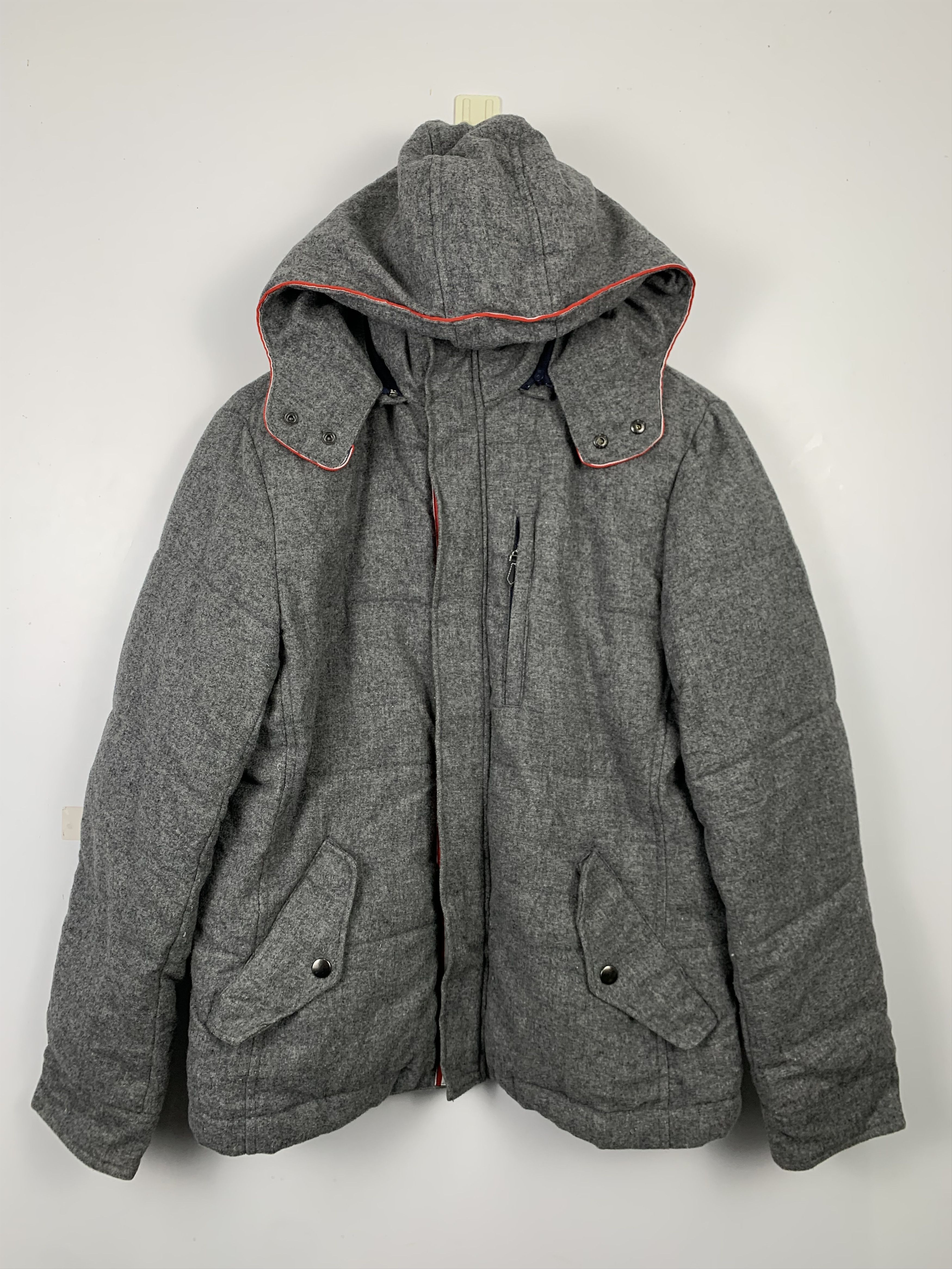 Japanese Brand Vintage JAPANESE BRAND Hoodie Puffer Zip Up Jacket J0535 Size US M / EU 48-50 / 2 - 1 Thumbnail