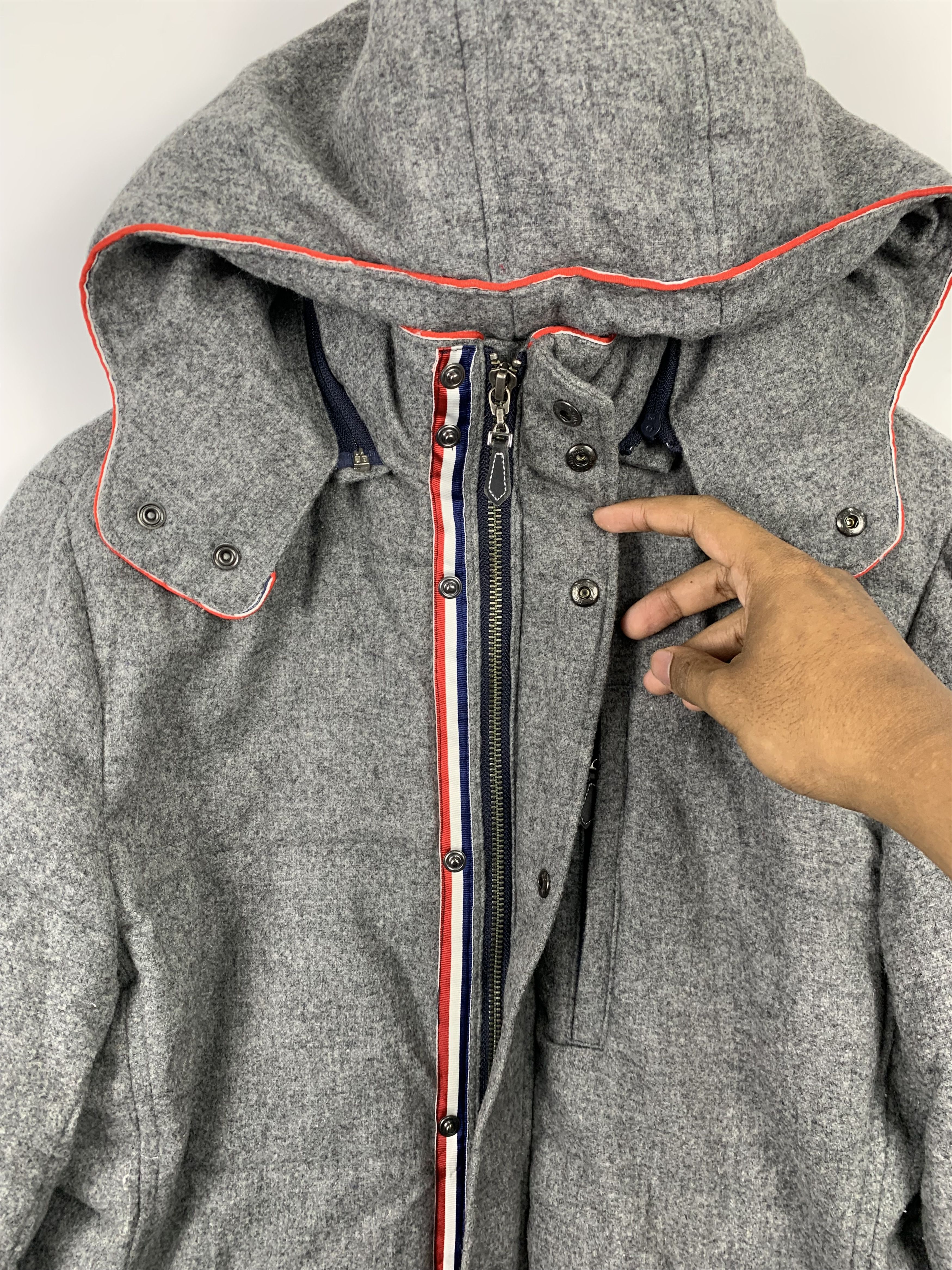 Japanese Brand Vintage JAPANESE BRAND Hoodie Puffer Zip Up Jacket J0535 Size US M / EU 48-50 / 2 - 7 Thumbnail