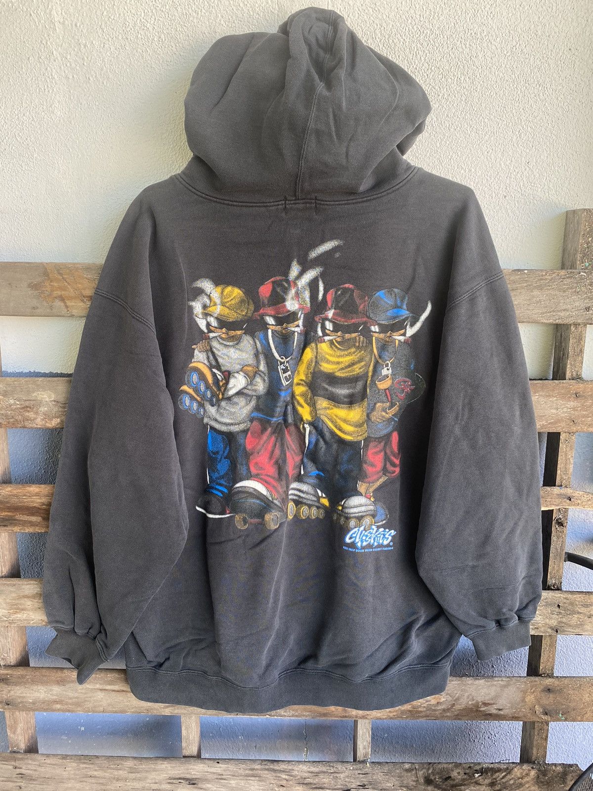 Vintage Vintage Class Rid's The New Down Town Street Fashion Hoodie Size US M / EU 48-50 / 2 - 1 Thumbnail