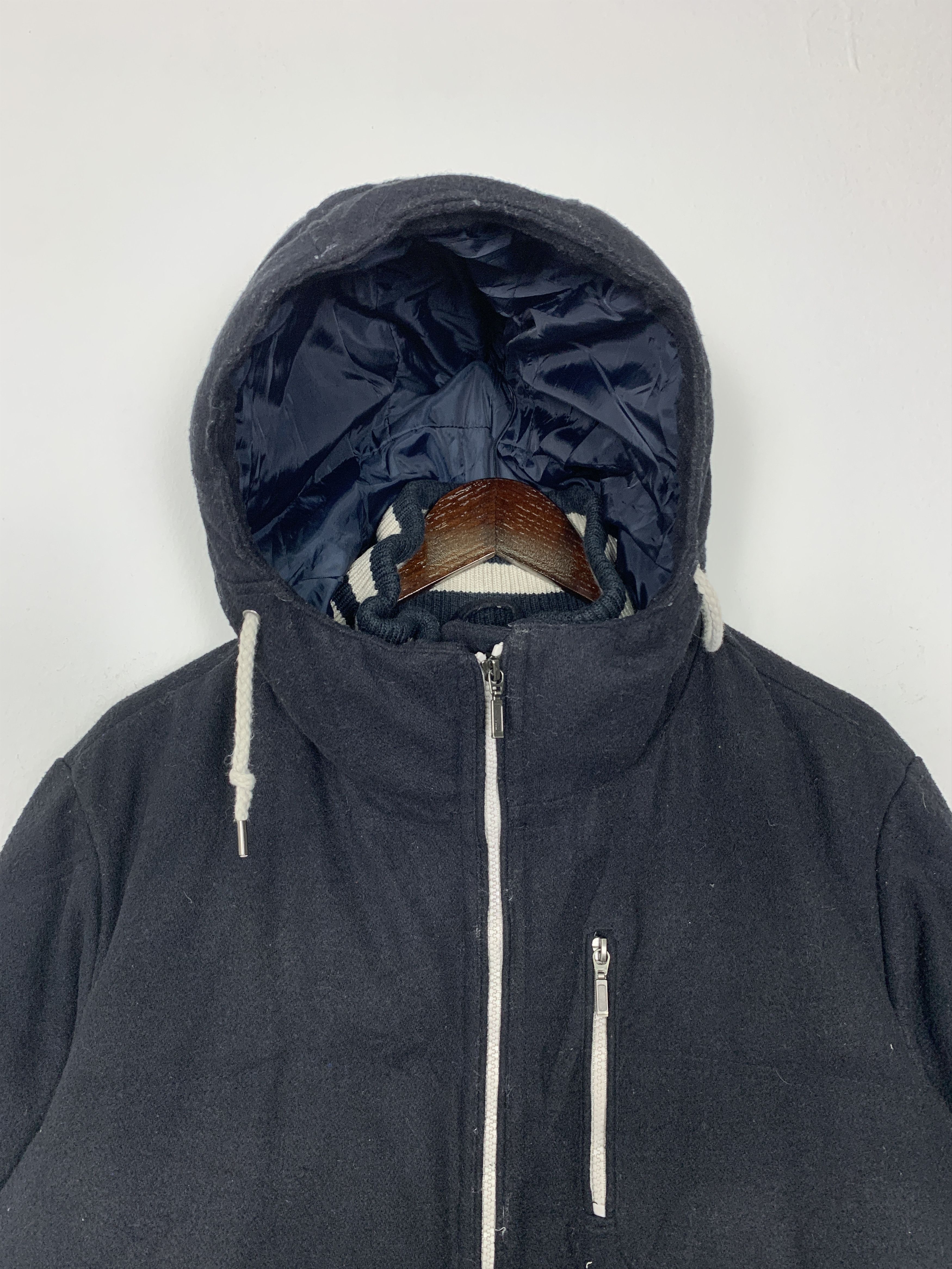 Japanese Brand Vintage NOTA BENE Fleece Puffer Hoodie Jacket J1078 Size US S / EU 44-46 / 1 - 2 Thumbnail
