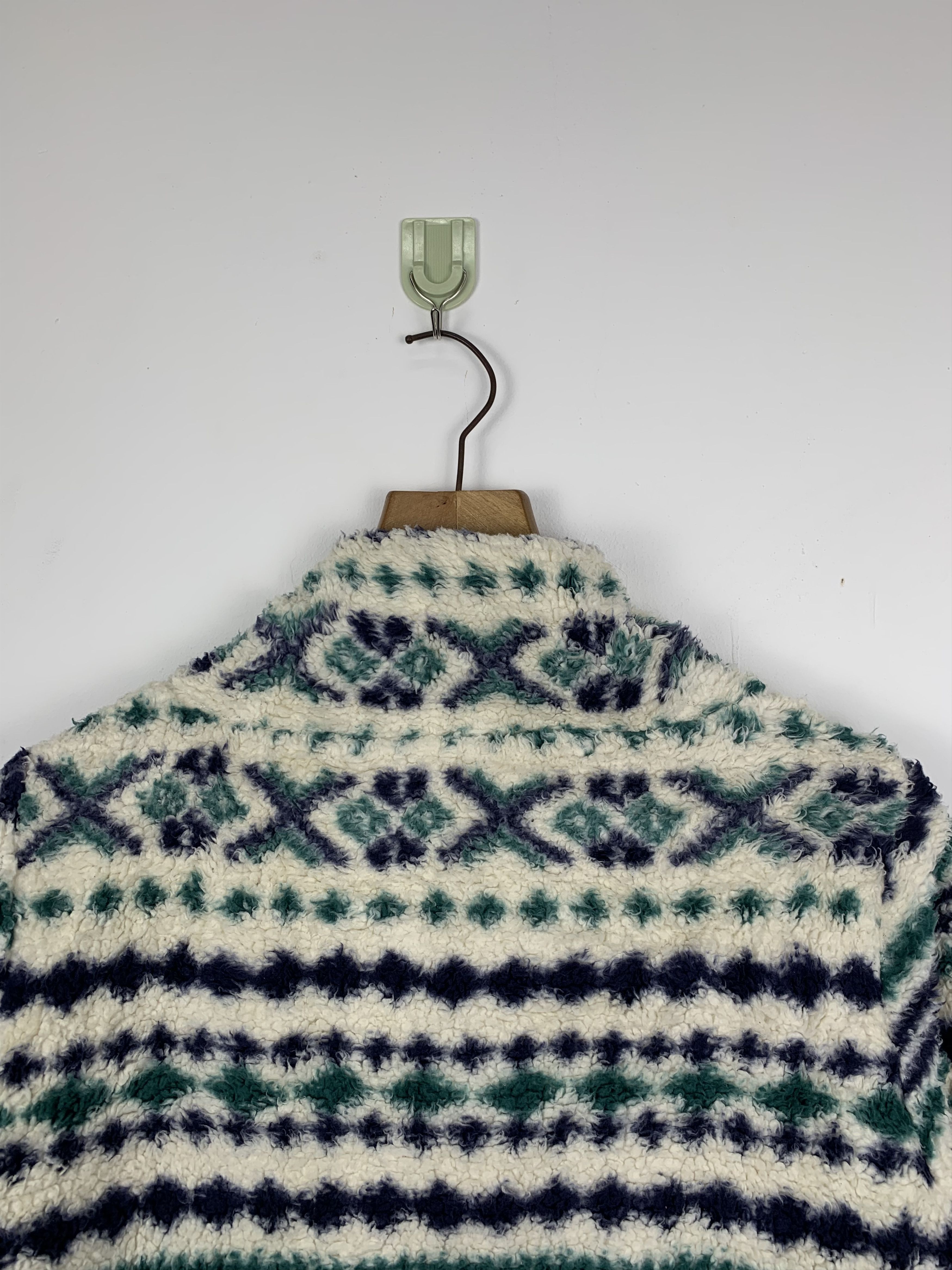 Quiksilver ROXY Sherpa Zip Up Aztec Navajo Native Pattern Jacket Size M / US 6-8 / IT 42-44 - 12 Thumbnail
