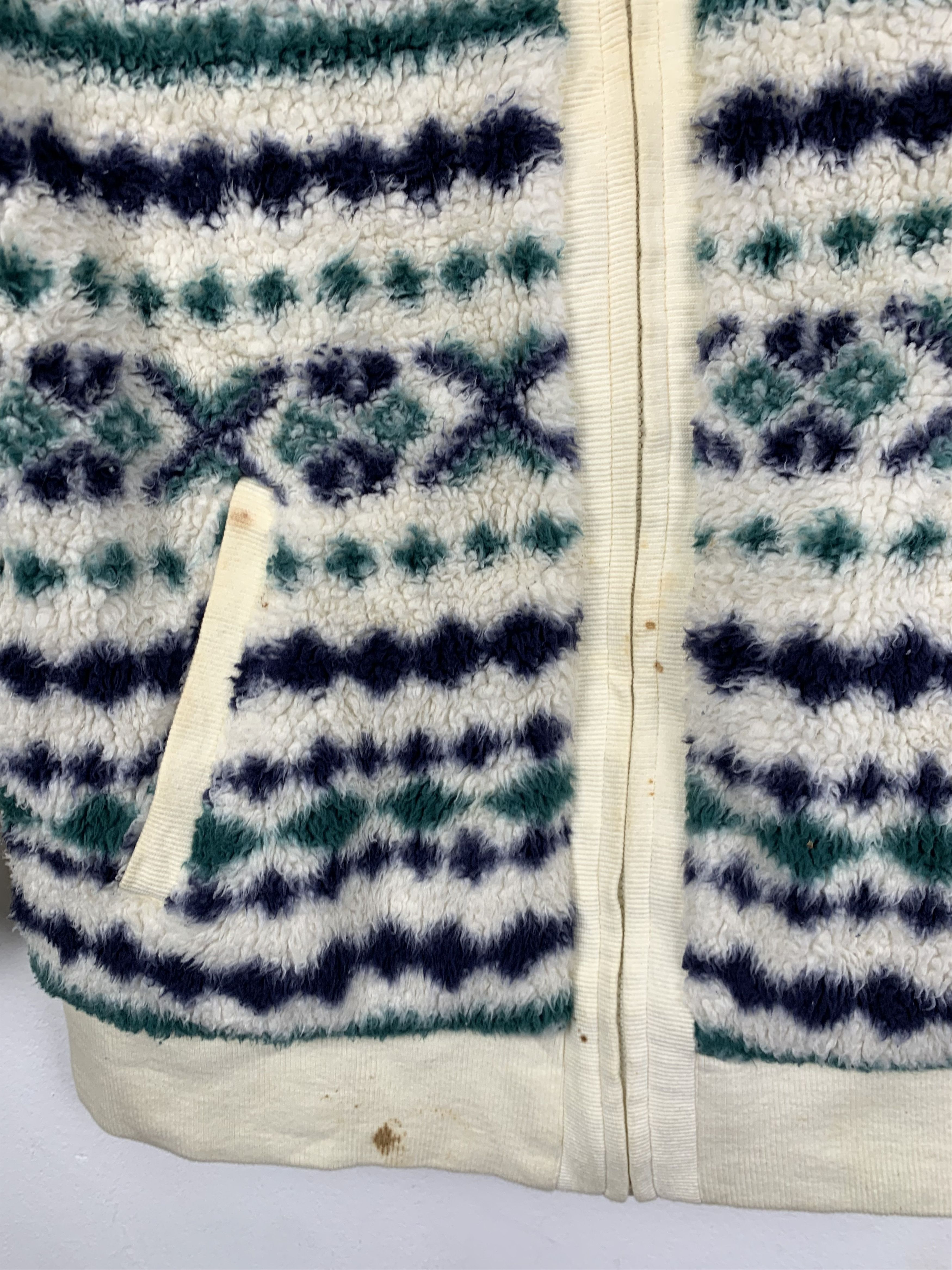 Quiksilver ROXY Sherpa Zip Up Aztec Navajo Native Pattern Jacket Size M / US 6-8 / IT 42-44 - 6 Thumbnail