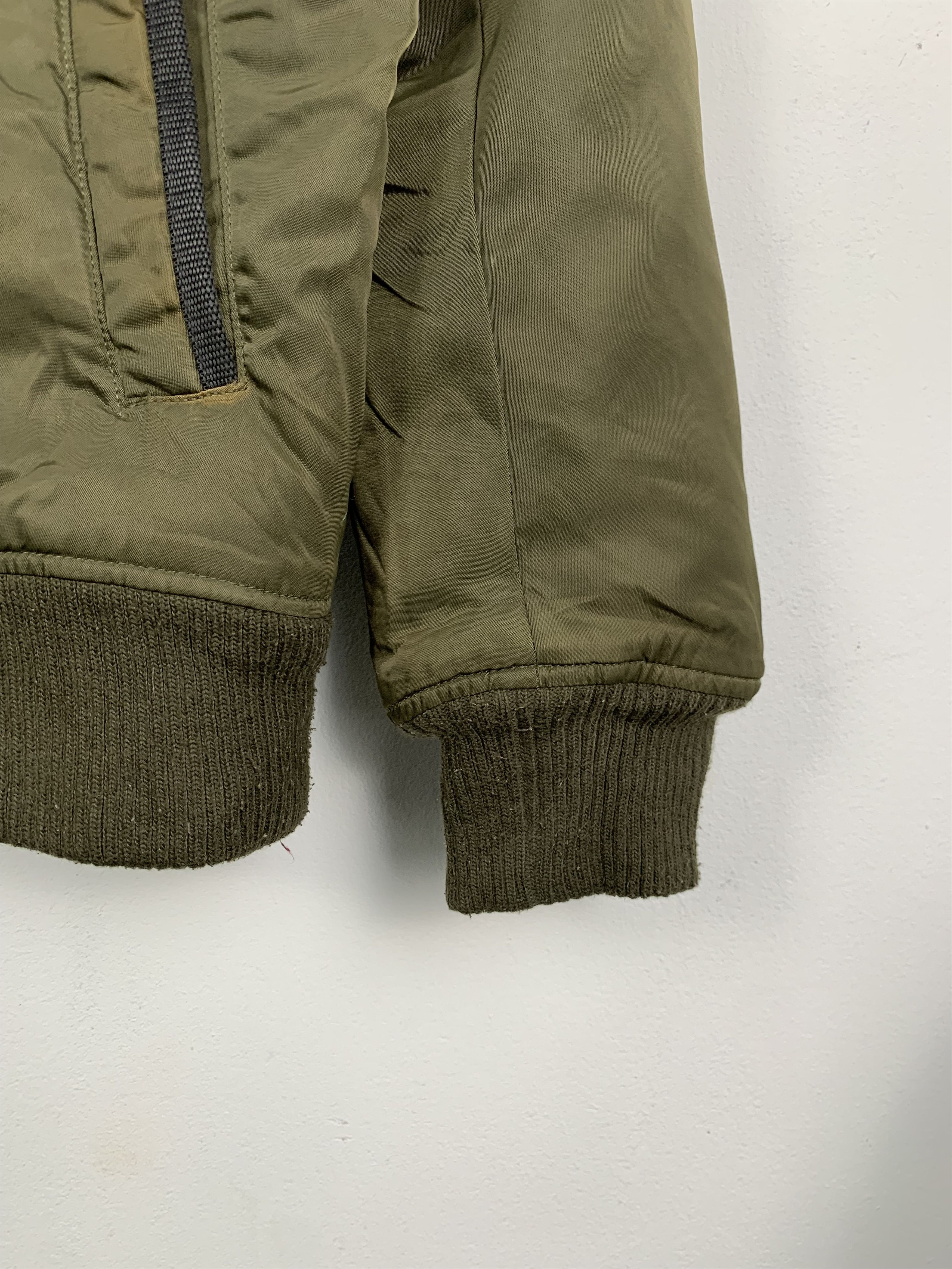 Japanese Brand Vintage BACK NUMBER Zip Up Multi Pocket Bombers Jacket J0711 Size US S / EU 44-46 / 1 - 4 Thumbnail