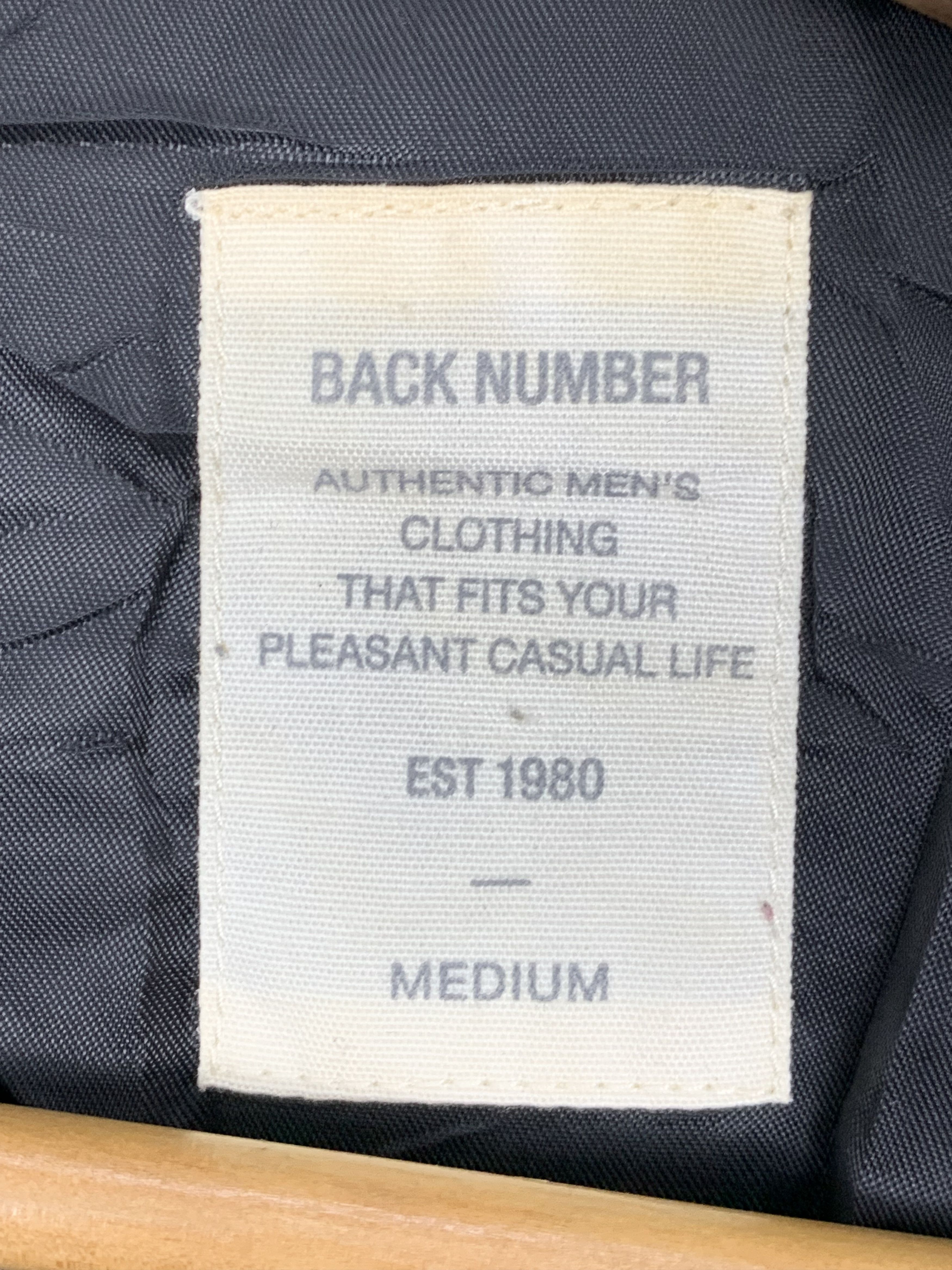 Japanese Brand Vintage BACK NUMBER Zip Up Multi Pocket Bombers Jacket J0711 Size US S / EU 44-46 / 1 - 11 Thumbnail