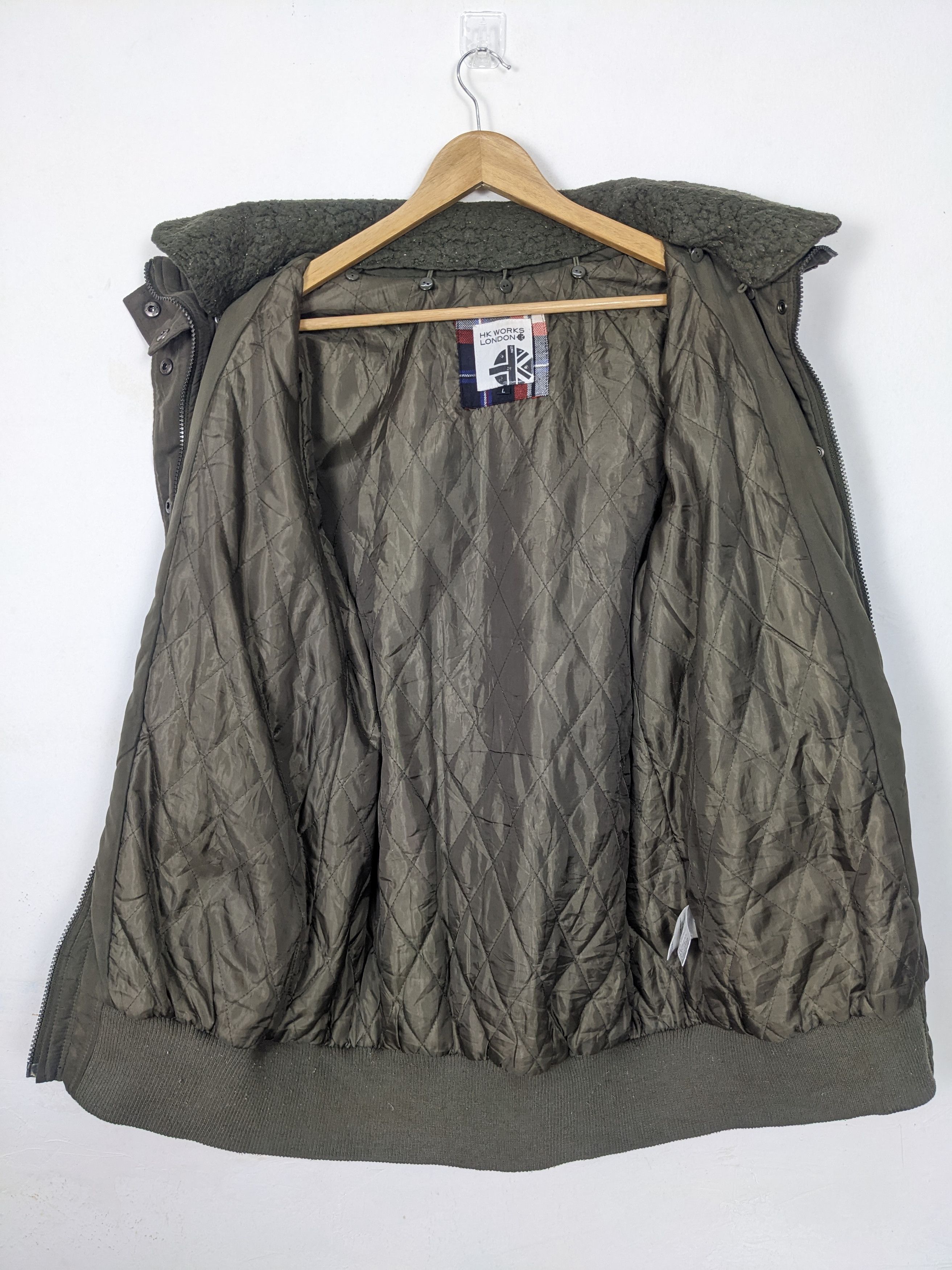 Vintage Vintage HK WORKS LONDON Parkas Fleece Collar J0219 Size S / US 4 / IT 40 - 9 Thumbnail