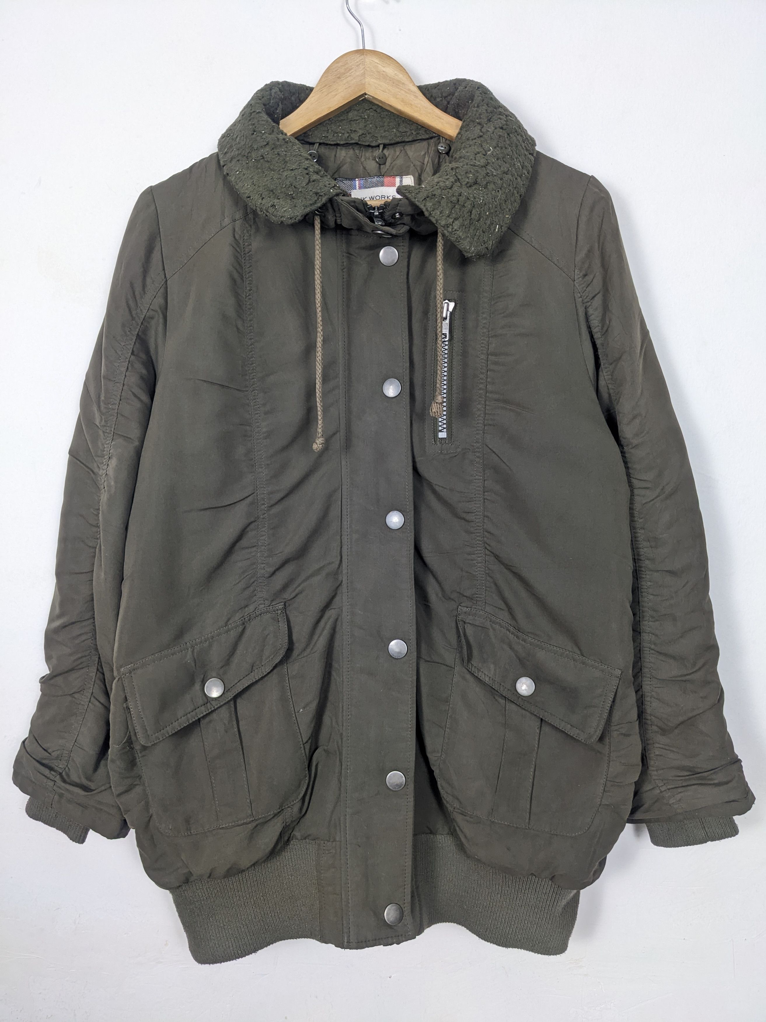 Vintage Vintage HK WORKS LONDON Parkas Fleece Collar J0219 Size S / US 4 / IT 40 - 1 Thumbnail