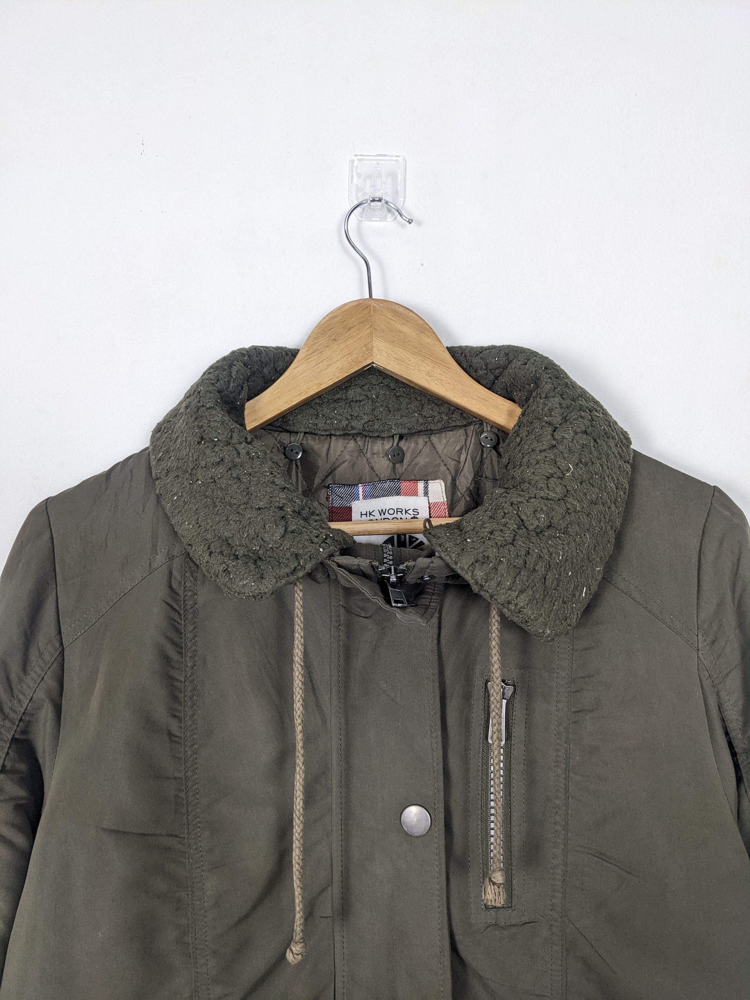 Vintage Vintage HK WORKS LONDON Parkas Fleece Collar J0219 Size S / US 4 / IT 40 - 2 Thumbnail
