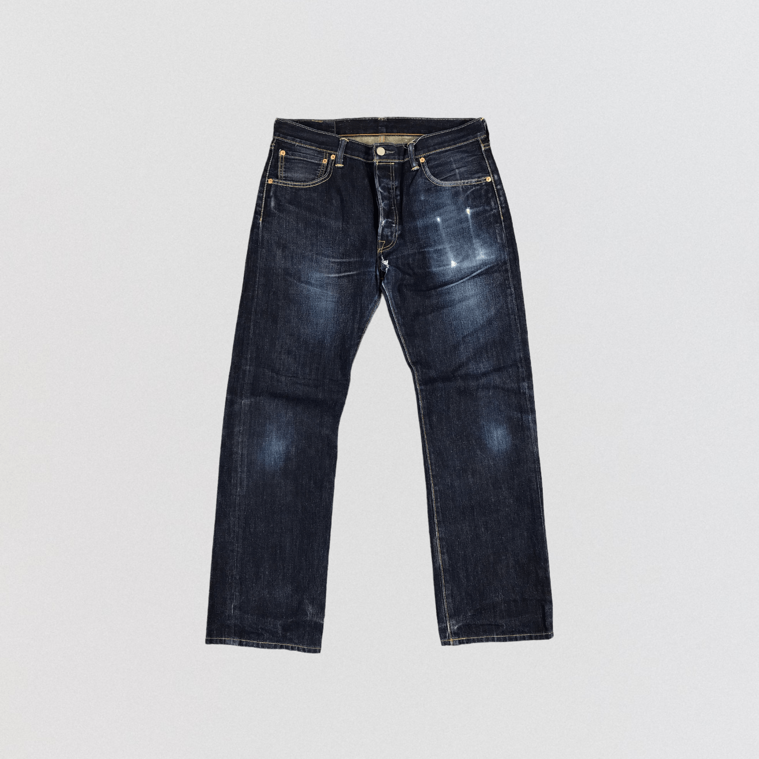 image of Levis 501 Jeans-Jm461 in Blue, Men's (Size 35)