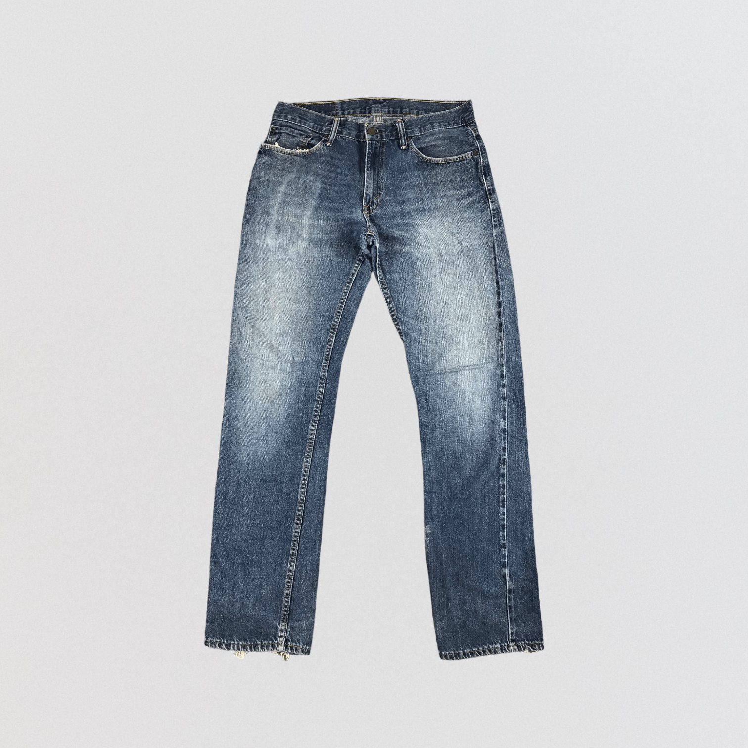 image of Blue Wash Levis 514 Jeans-Jm1796, Men's (Size 33)