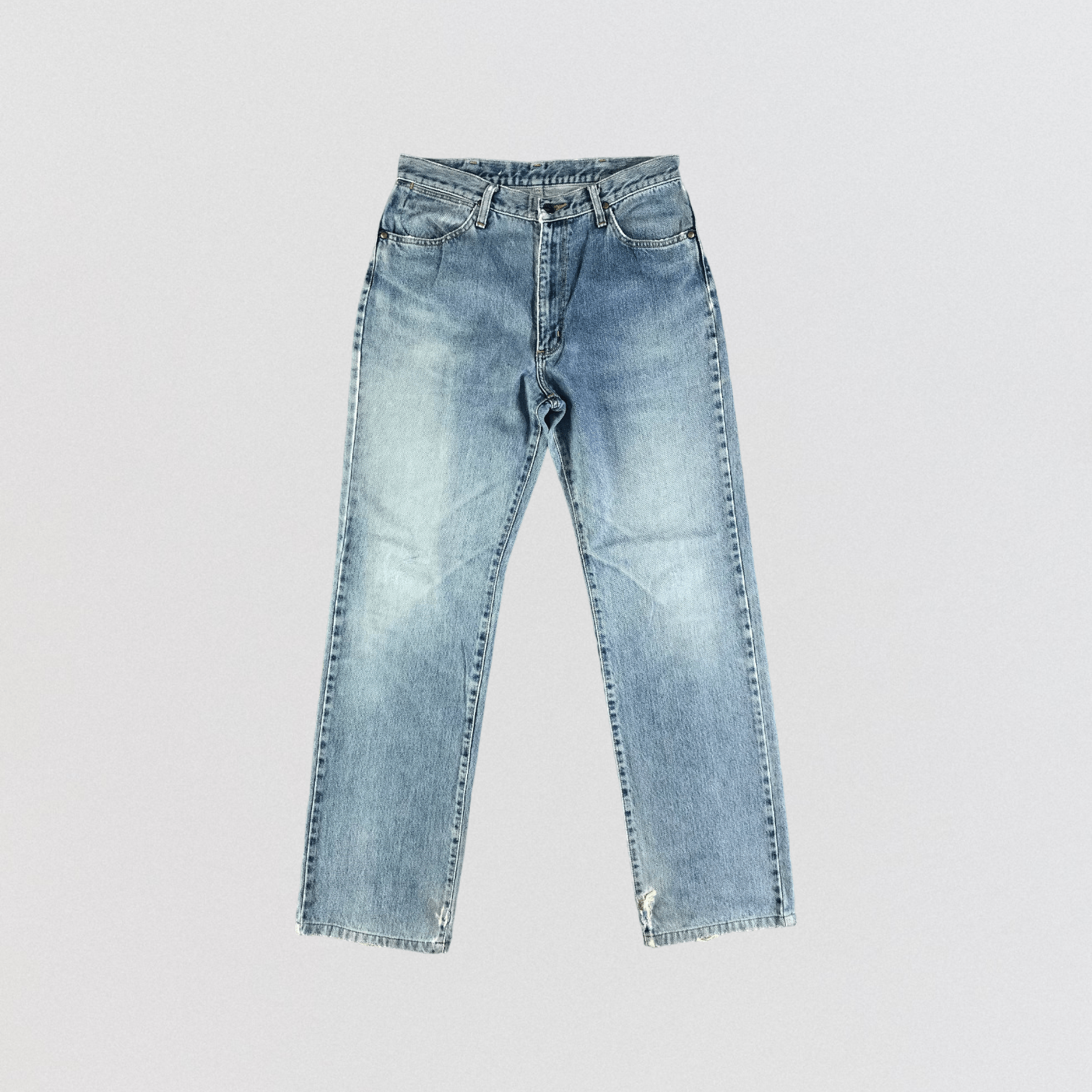 image of Vintage Blue Wash Wrangler Jeans-Jm3256, Men's