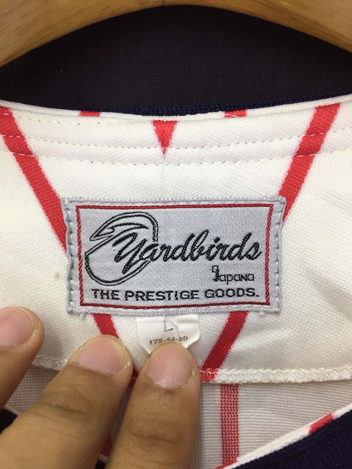 Japanese Brand Vintage Cherryboys Stripe Baseball Jersey Size US L / EU 52-54 / 3 - 5 Thumbnail