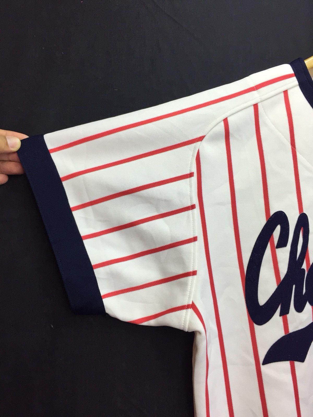 Japanese Brand Vintage Cherryboys Stripe Baseball Jersey Size US L / EU 52-54 / 3 - 8 Thumbnail