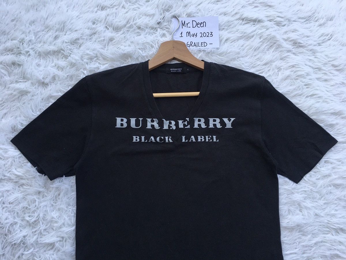 Burberry Rare Vintage Burberry Black Label Spellout Tee Size US S / EU 44-46 / 1 - 5 Thumbnail