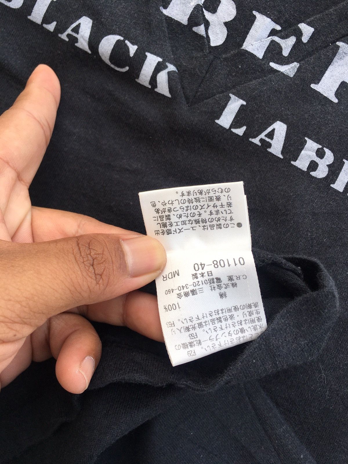 Burberry Rare Vintage Burberry Black Label Spellout Tee Size US S / EU 44-46 / 1 - 11 Thumbnail