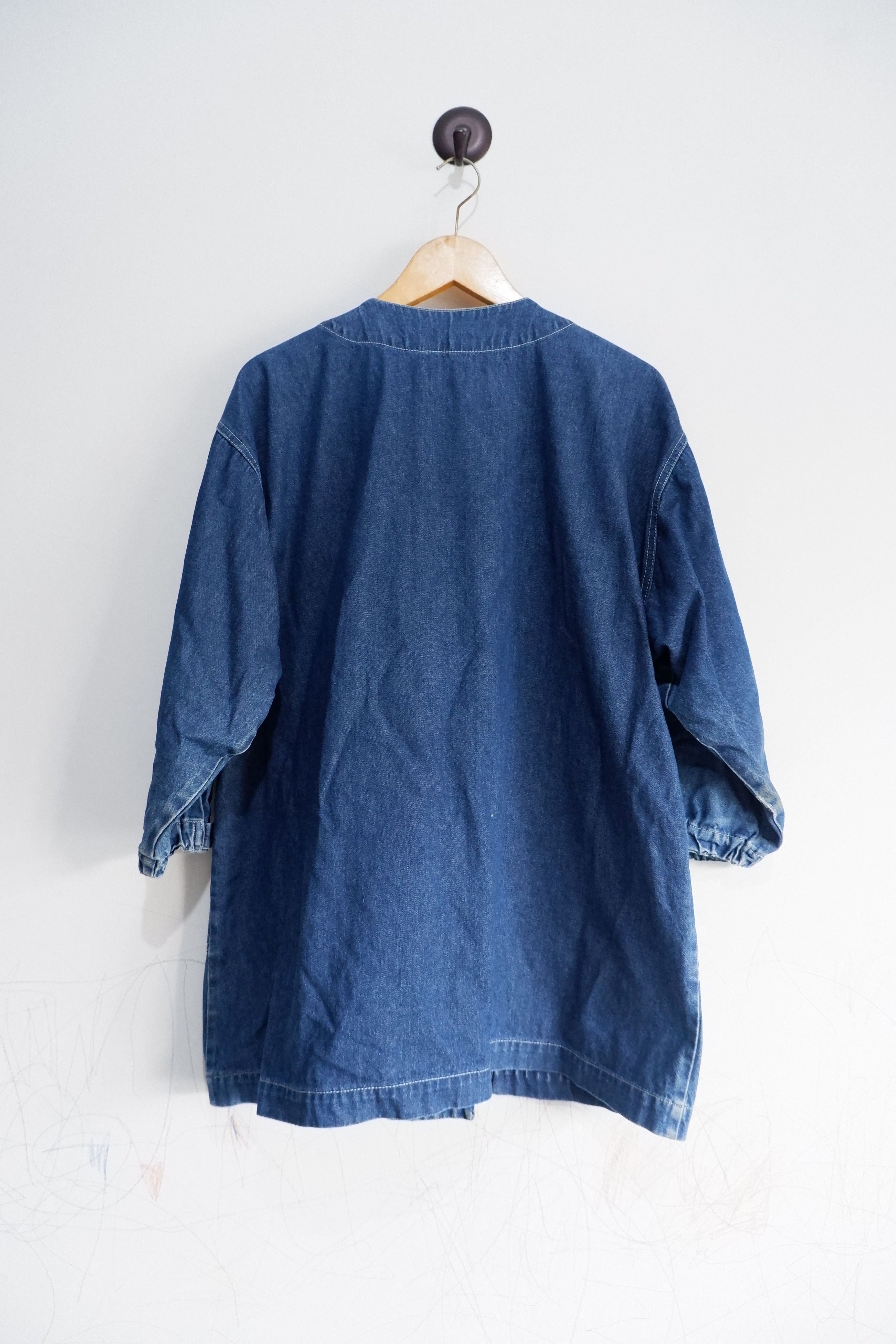 Issey Miyake Vtg 90s Miyake Design Studio Ballon Sleeve Coveralls Jacket Size M / US 6-8 / IT 42-44 - 3 Thumbnail
