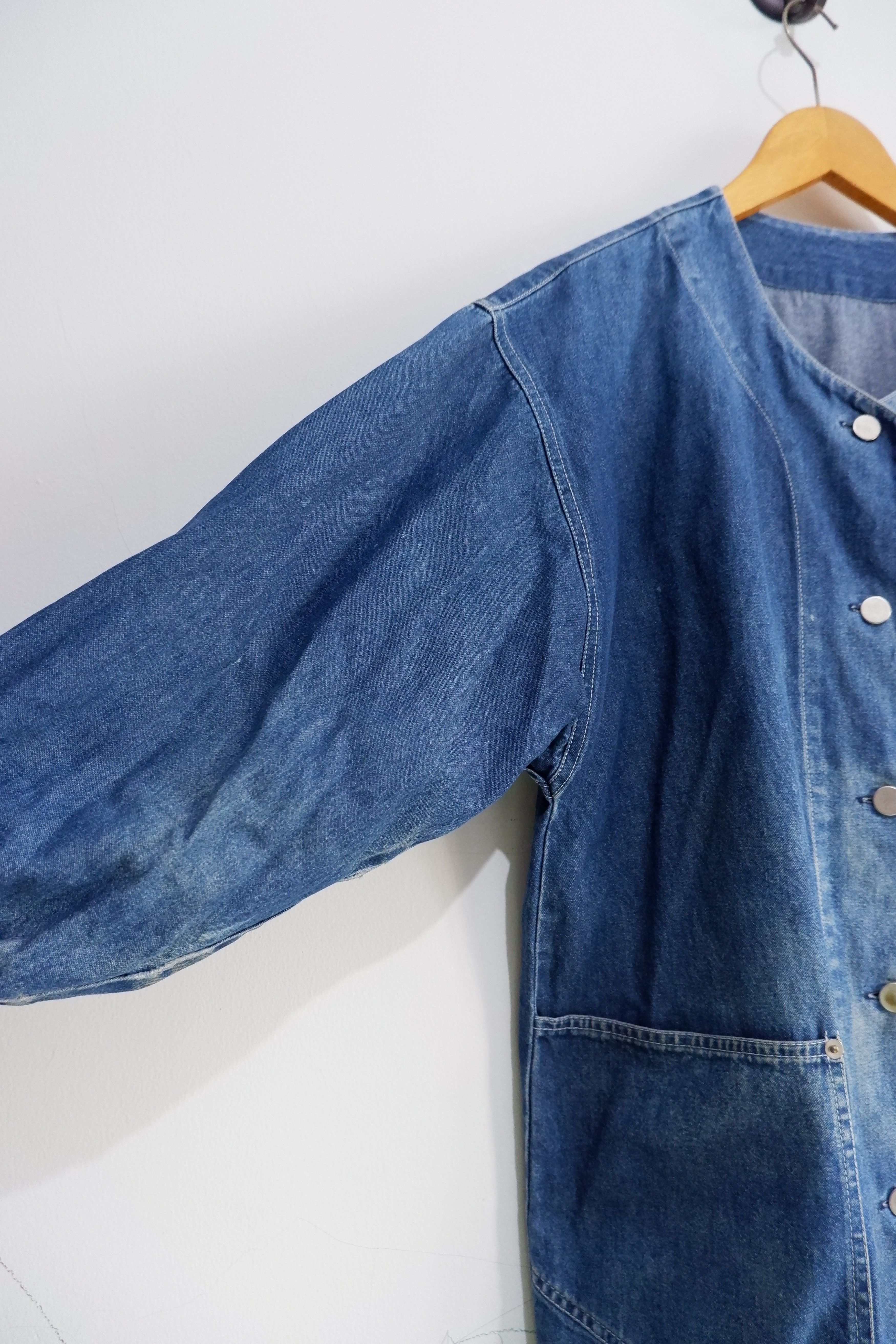 Issey Miyake Vtg 90s Miyake Design Studio Ballon Sleeve Coveralls Jacket Size M / US 6-8 / IT 42-44 - 7 Thumbnail