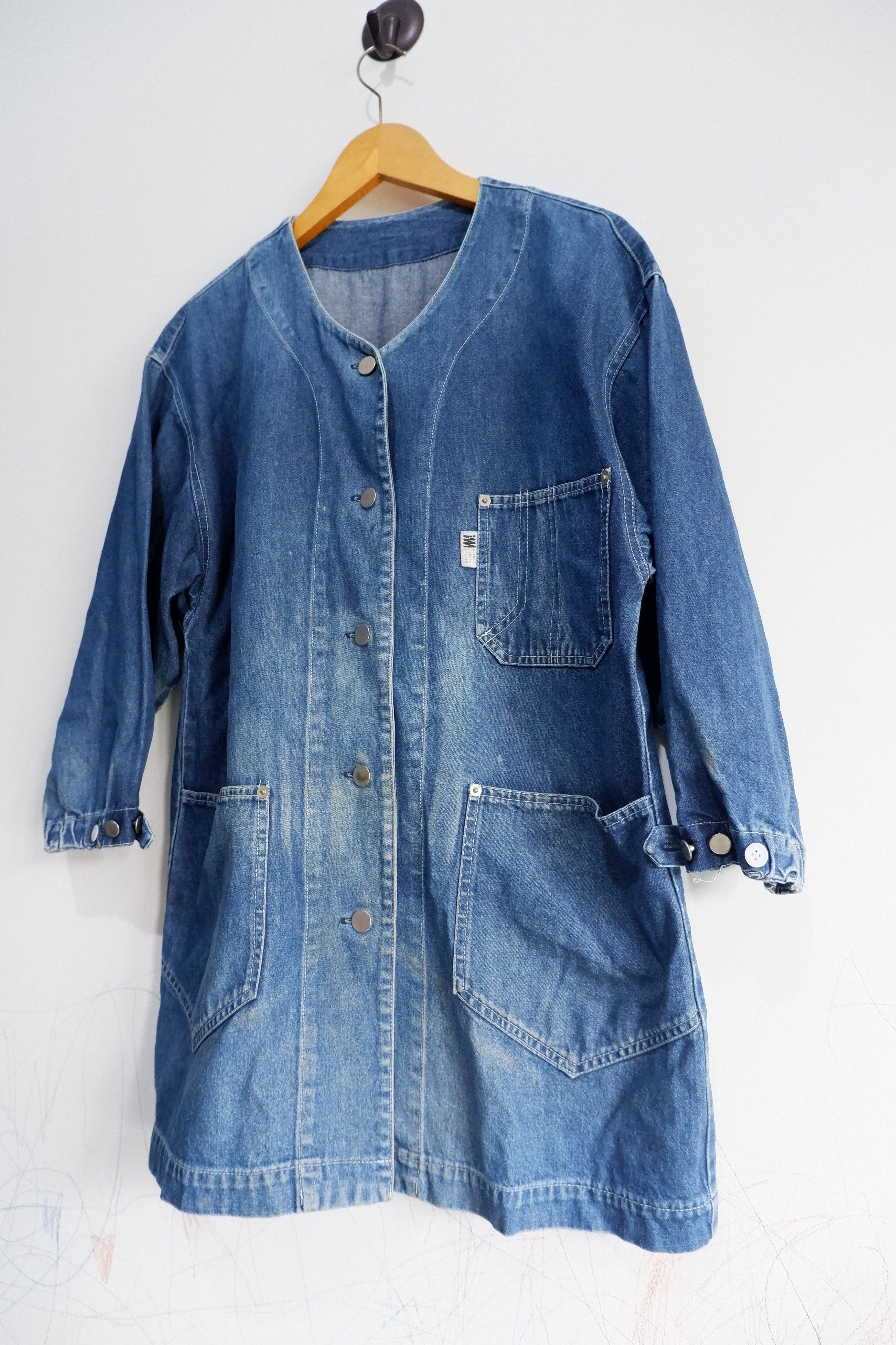 Issey Miyake Vtg 90s Miyake Design Studio Ballon Sleeve Coveralls Jacket Size M / US 6-8 / IT 42-44 - 2 Thumbnail