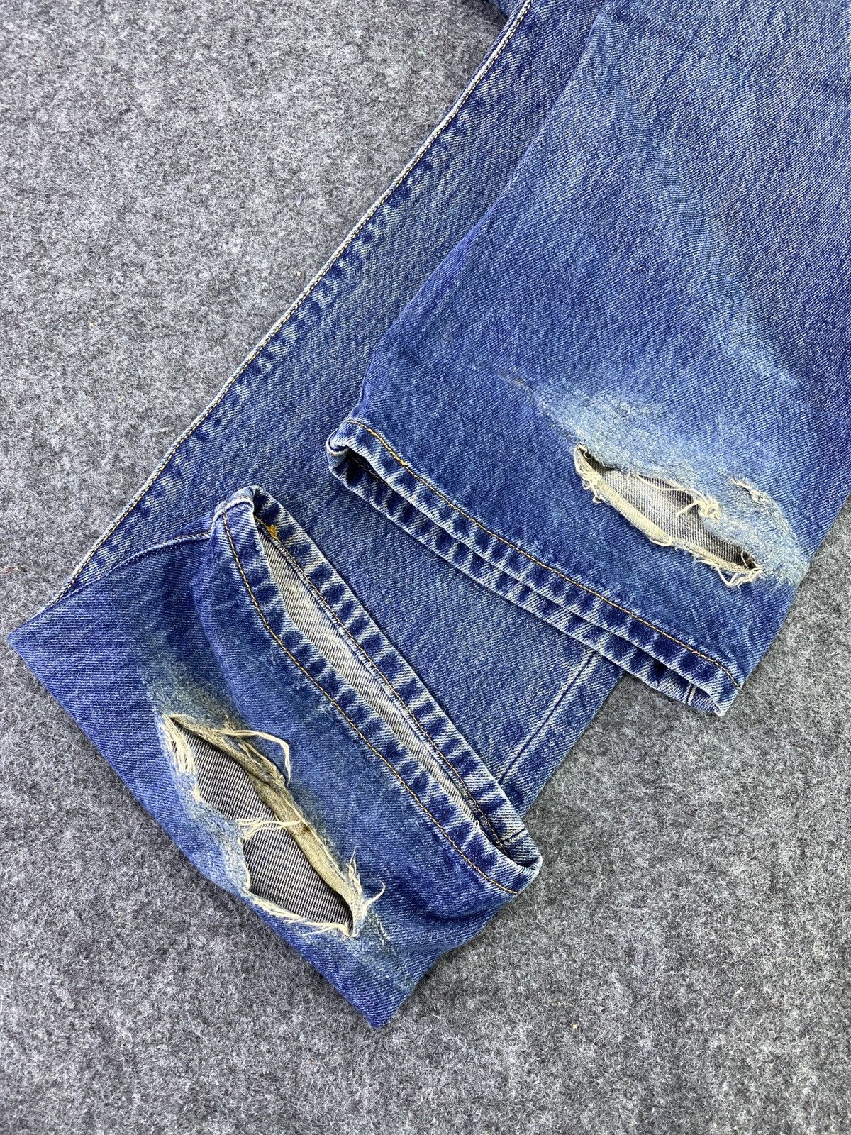Jean × Levi's × Vintage VINTAGE LEVIS 501 BLUE WASH JEANS - J625 Size US 34 / EU 50 - 8 Thumbnail