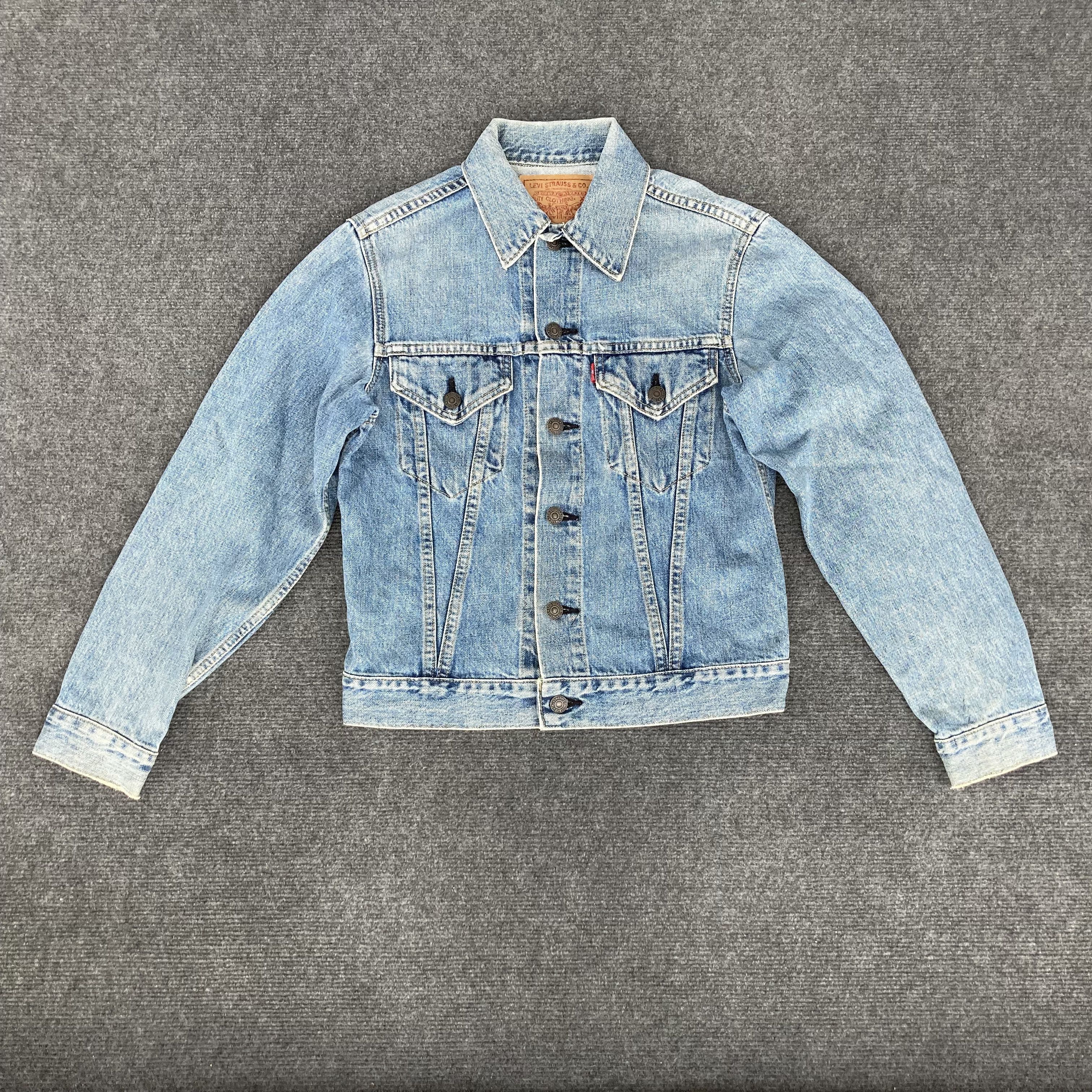Levi's × Vintage Vtg Levis Big E Japan Women 36 Jeans Jacket 90s Rare Size S / US 4 / IT 40 - 1 Thumbnail